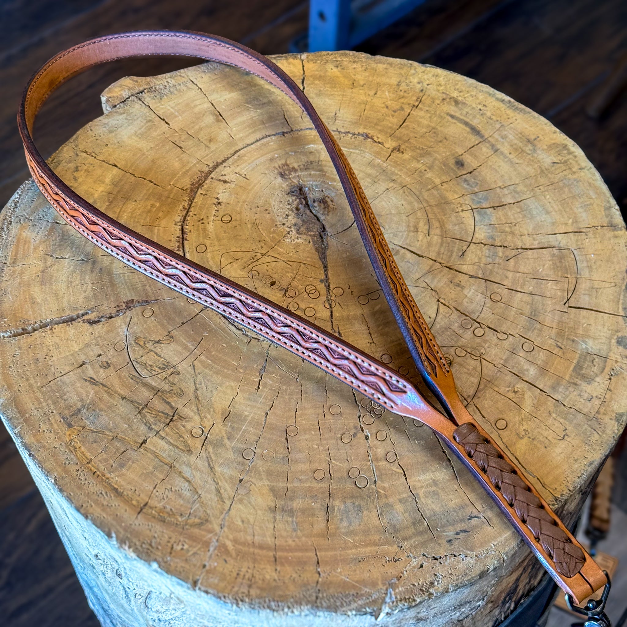 Hand Tooled Neck Lanyard