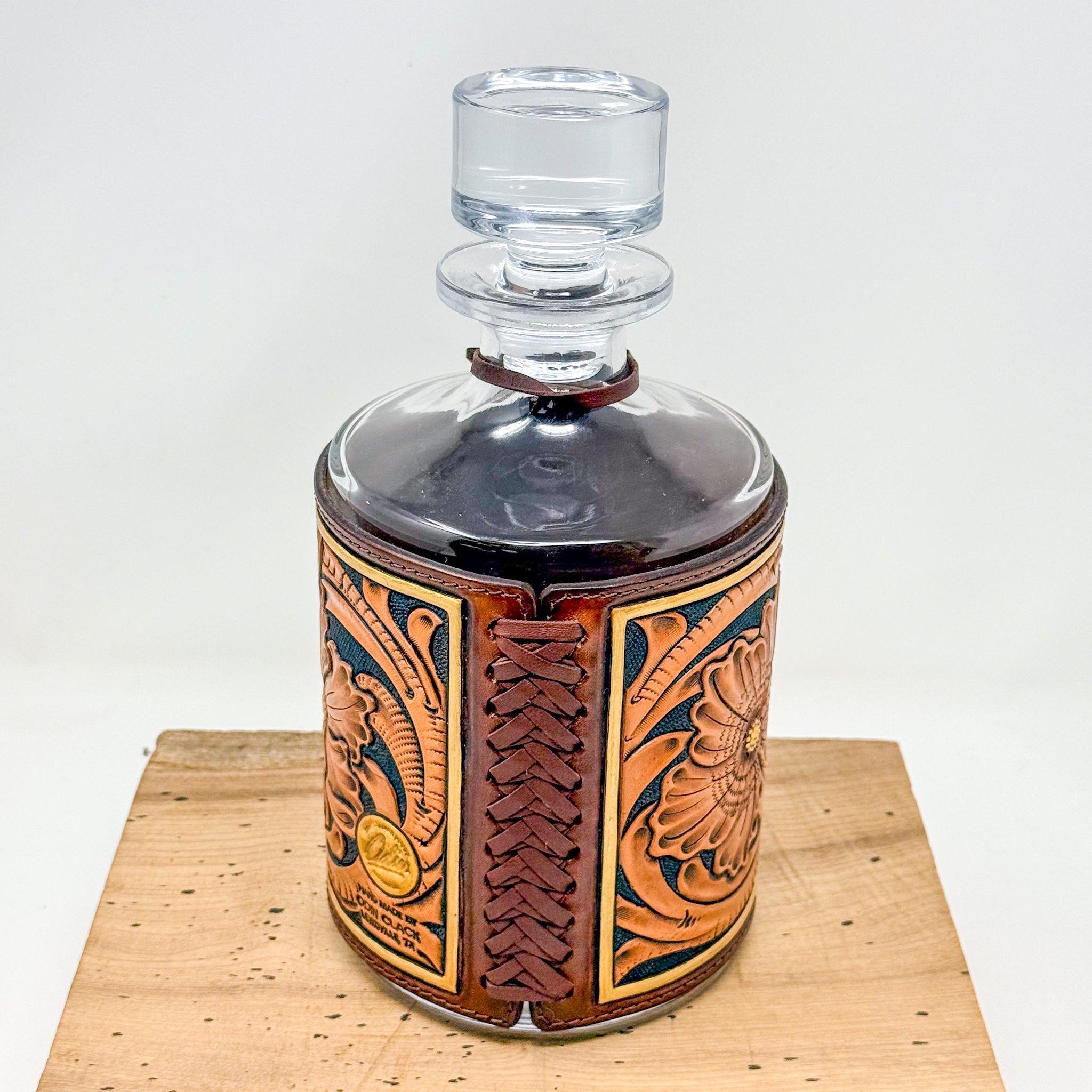 Decanter w/ Tooled Wrap No. 103