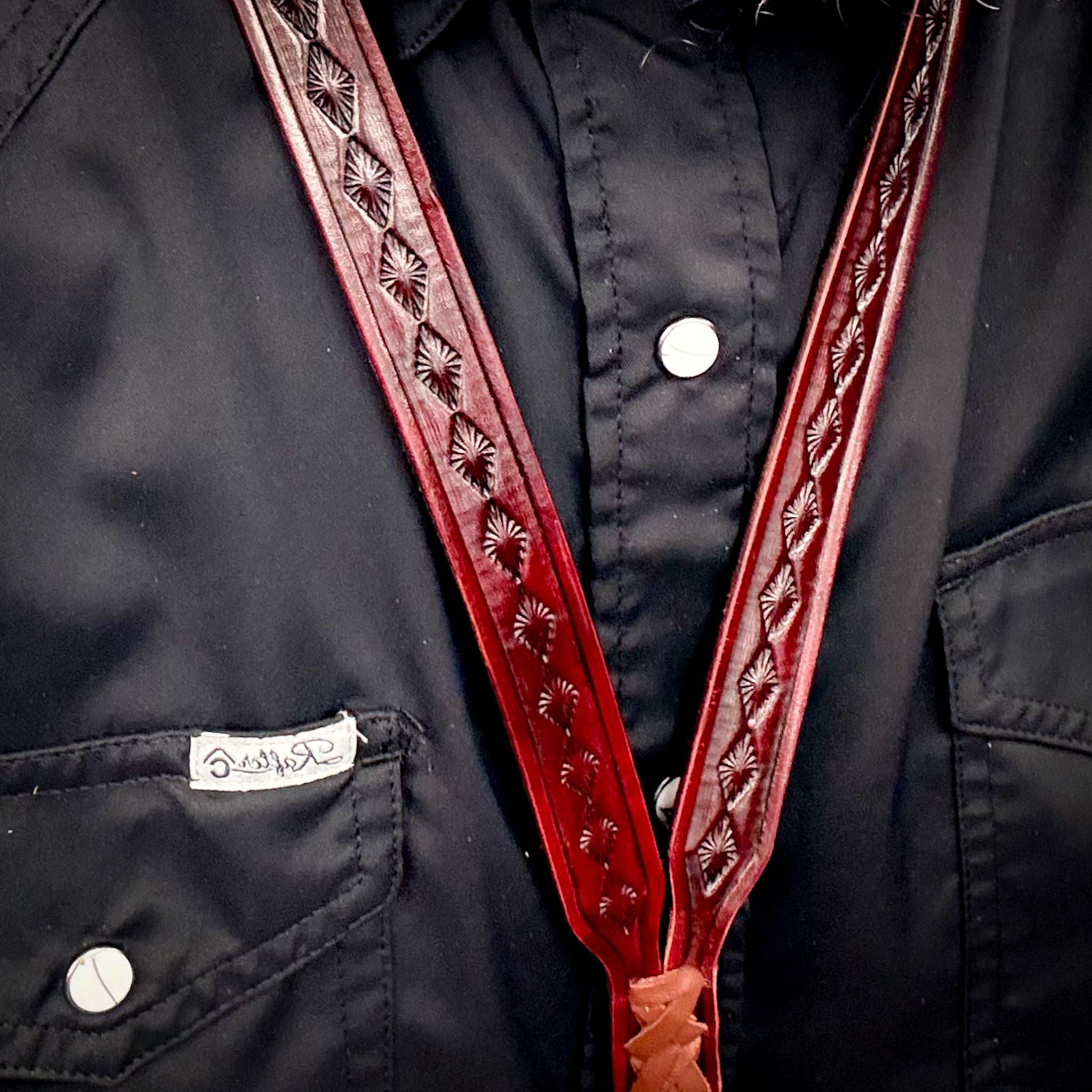 Hand Tooled Neck Lanyard
