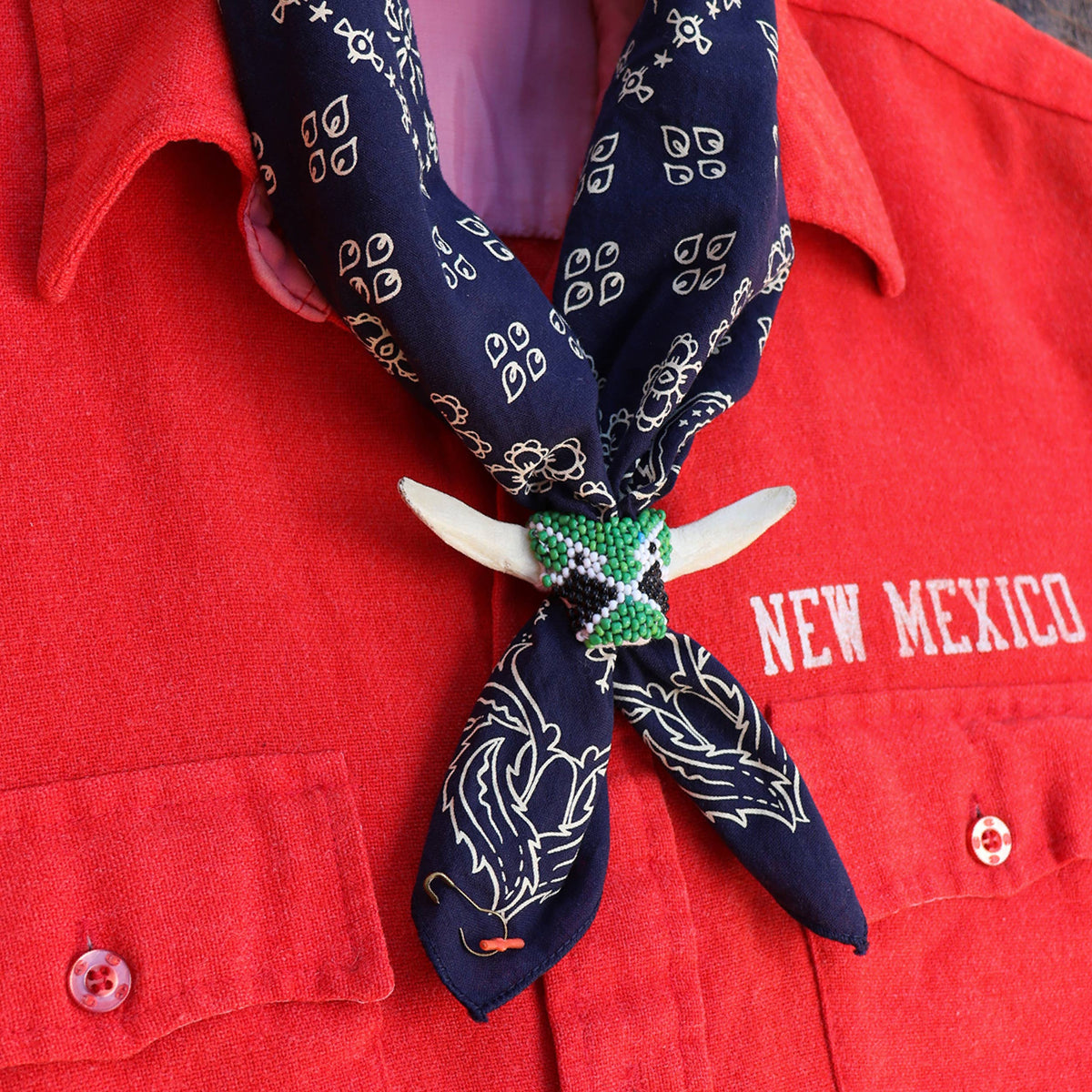 Winslow Classic Navy Bandana (22-Inch / Cotton)