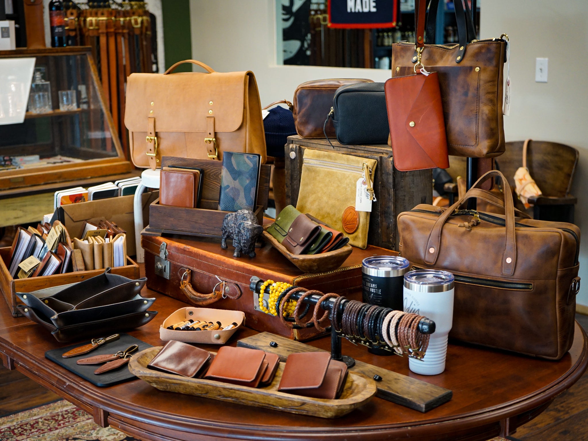 Premium leather goods made by hand in the heart of Texas.