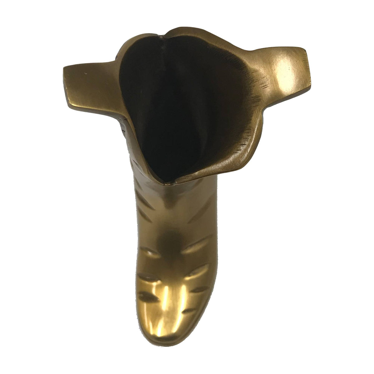 Antiqued Brass Riding Boot Toothpick Holder | Home Accents