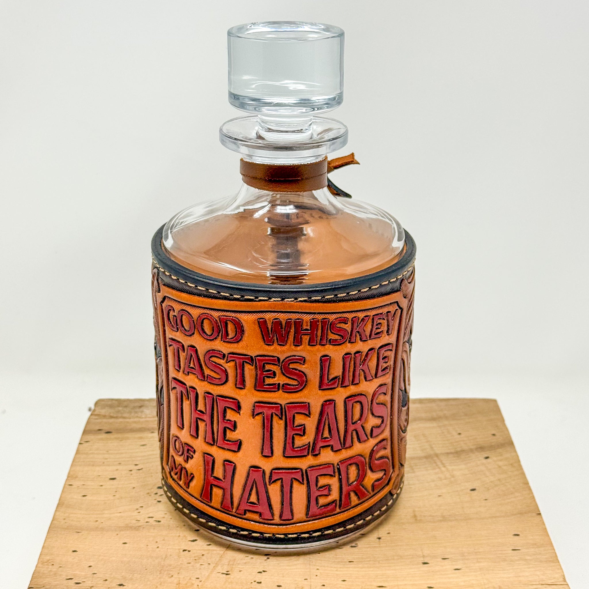 Decanter w/ Tooled Wrap No. 101