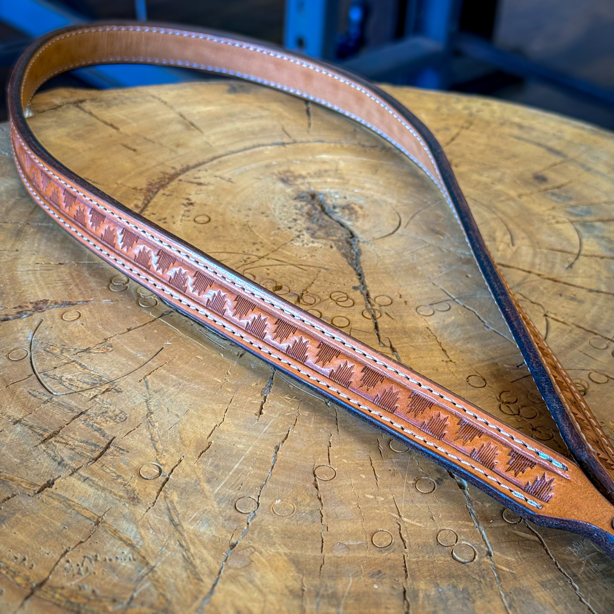 Hand Tooled Neck Lanyard