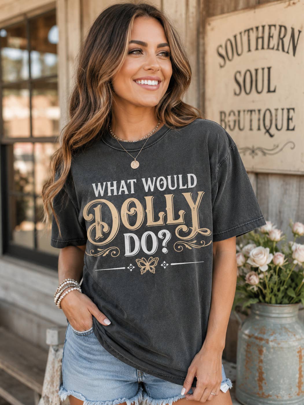 T-Shirt What Would Dolly Do?