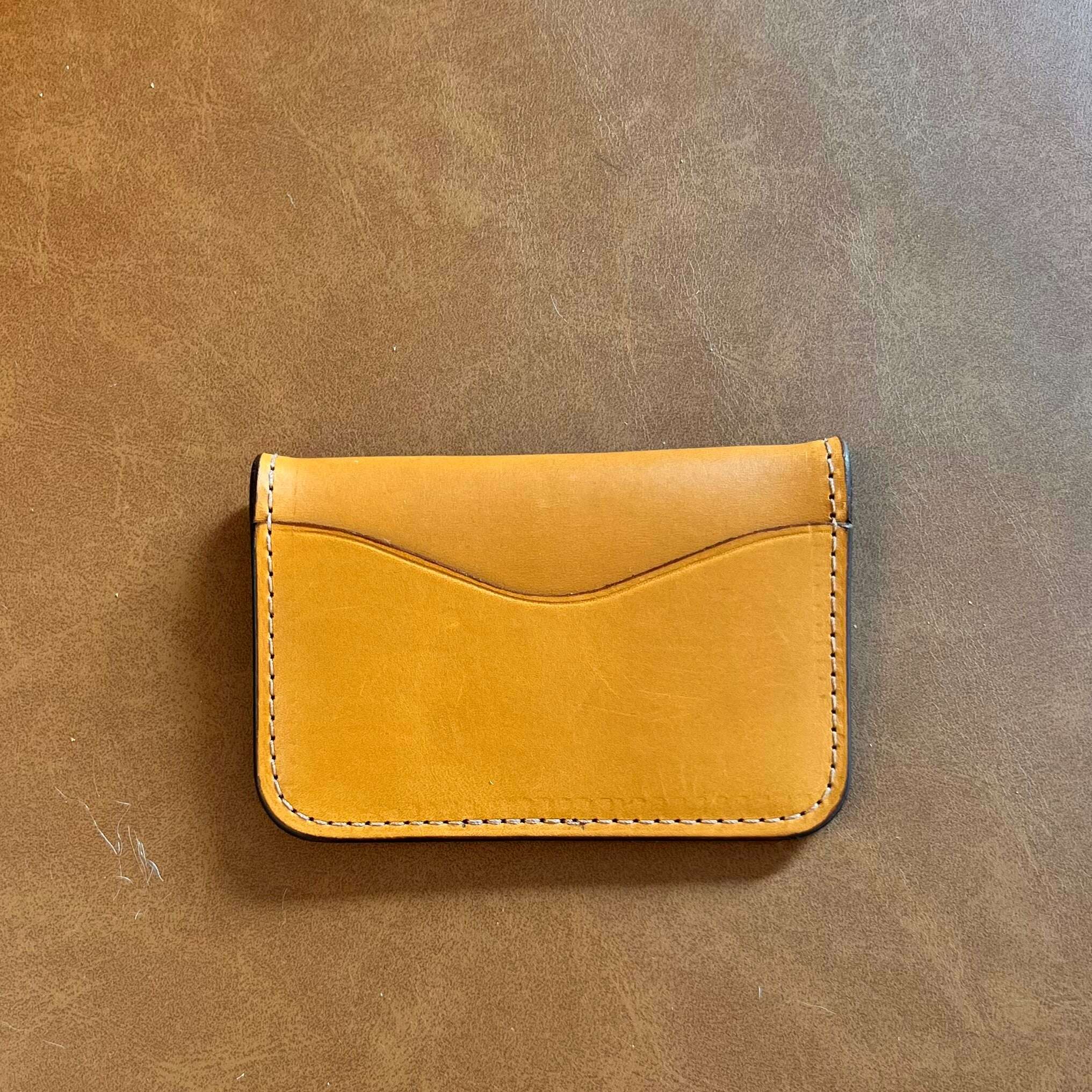 Morgan 3-Pocket Bi-Fold Wallet / Tan: Wallets. Odin Leather Goods available at Odin Leather Goods