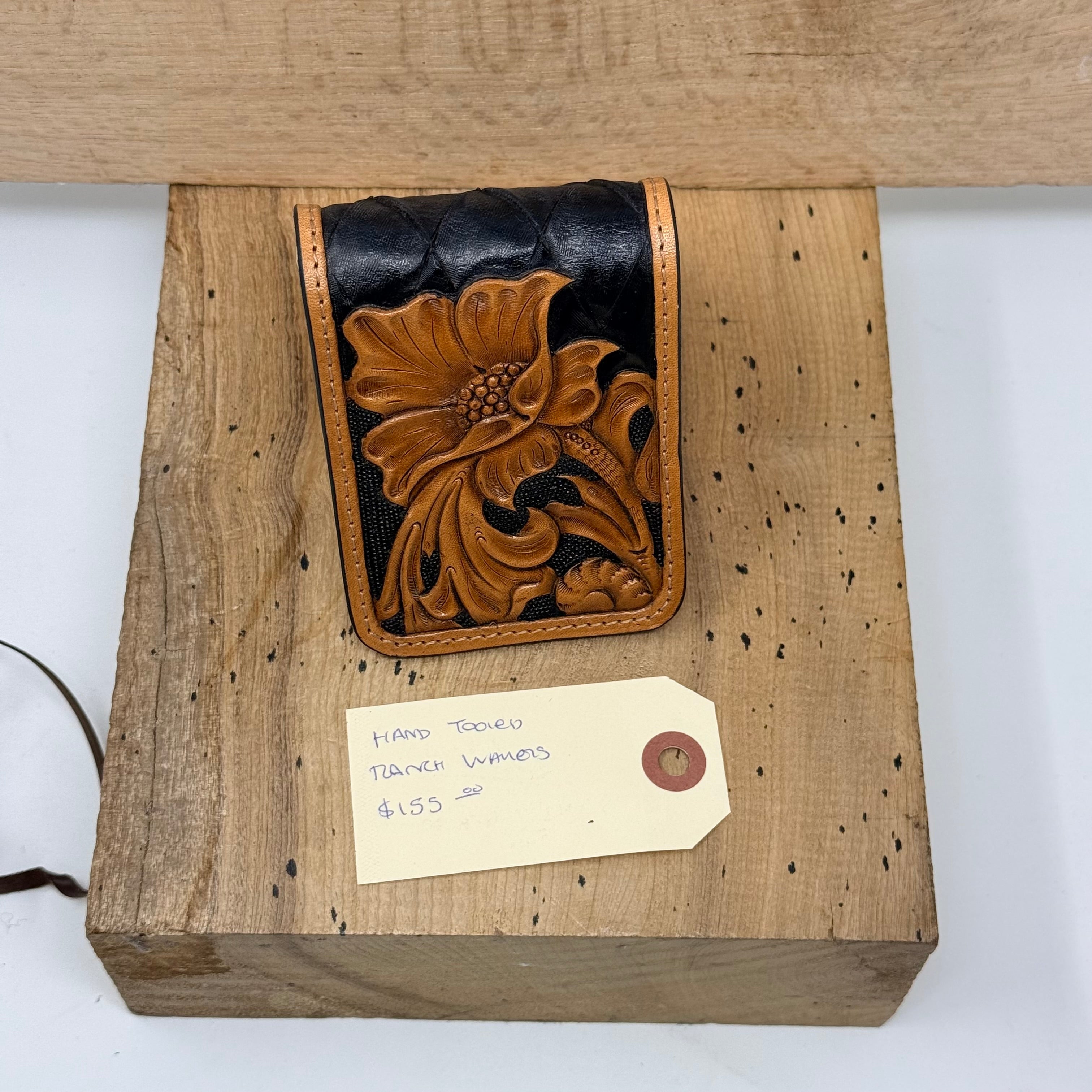 Rancher’s Wallet – Range Flower / Black-Natural / 0104