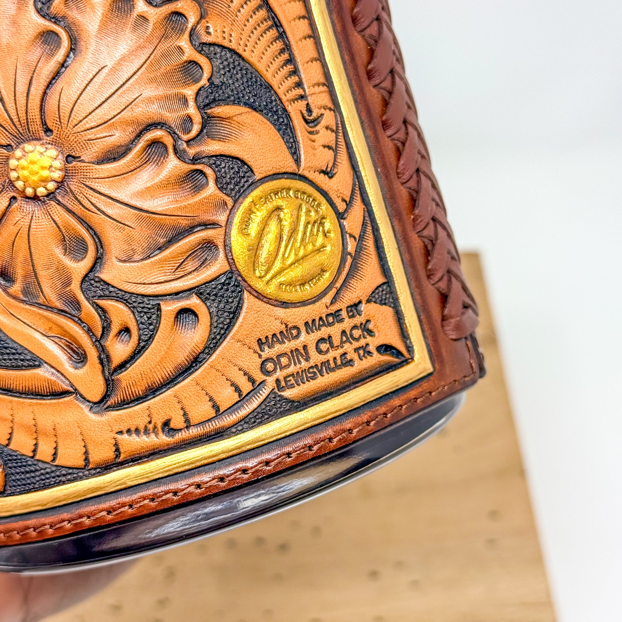 Decanter w/ Tooled Wrap No. 103