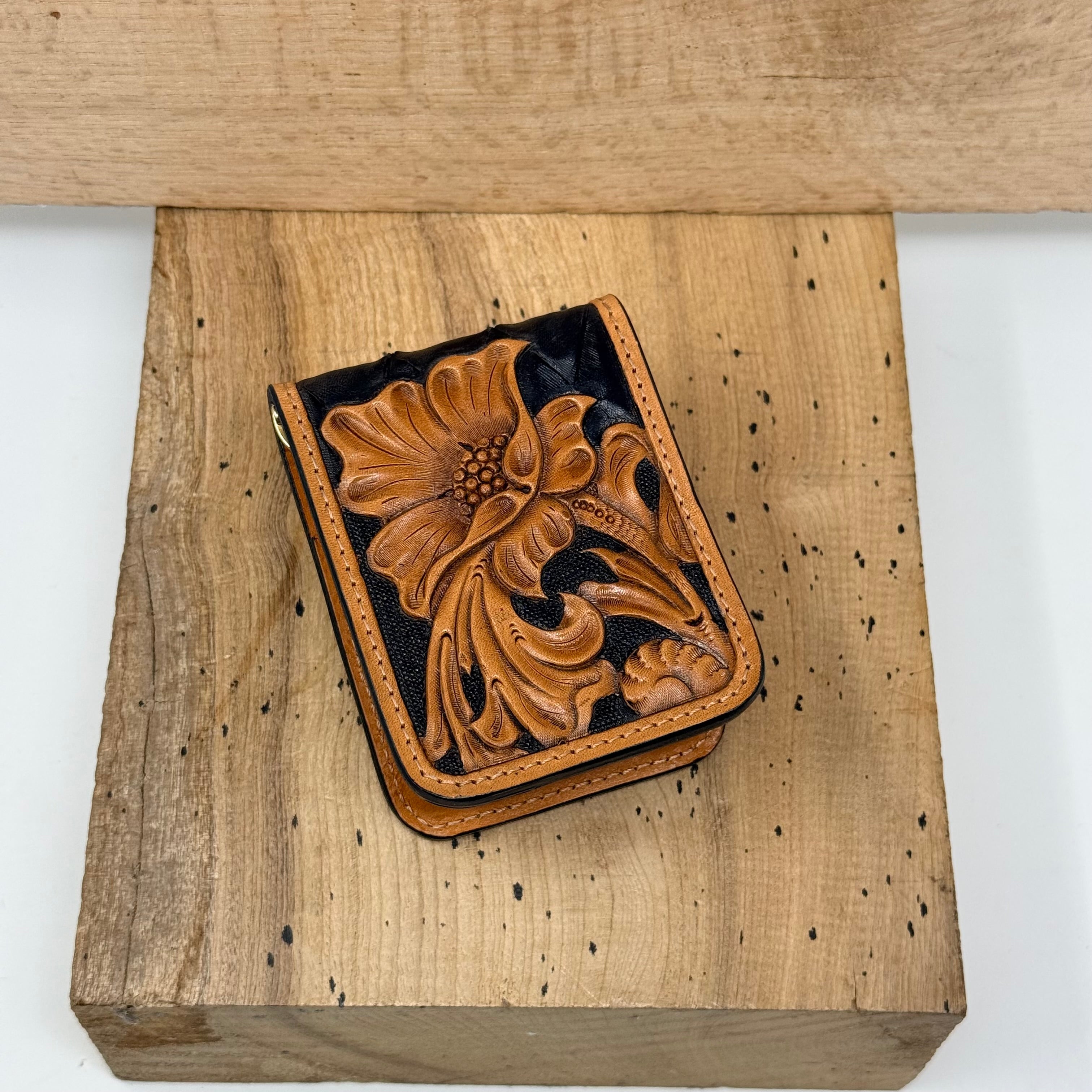 Rancher’s Wallet – Range Flower / Black-Natural / 0104