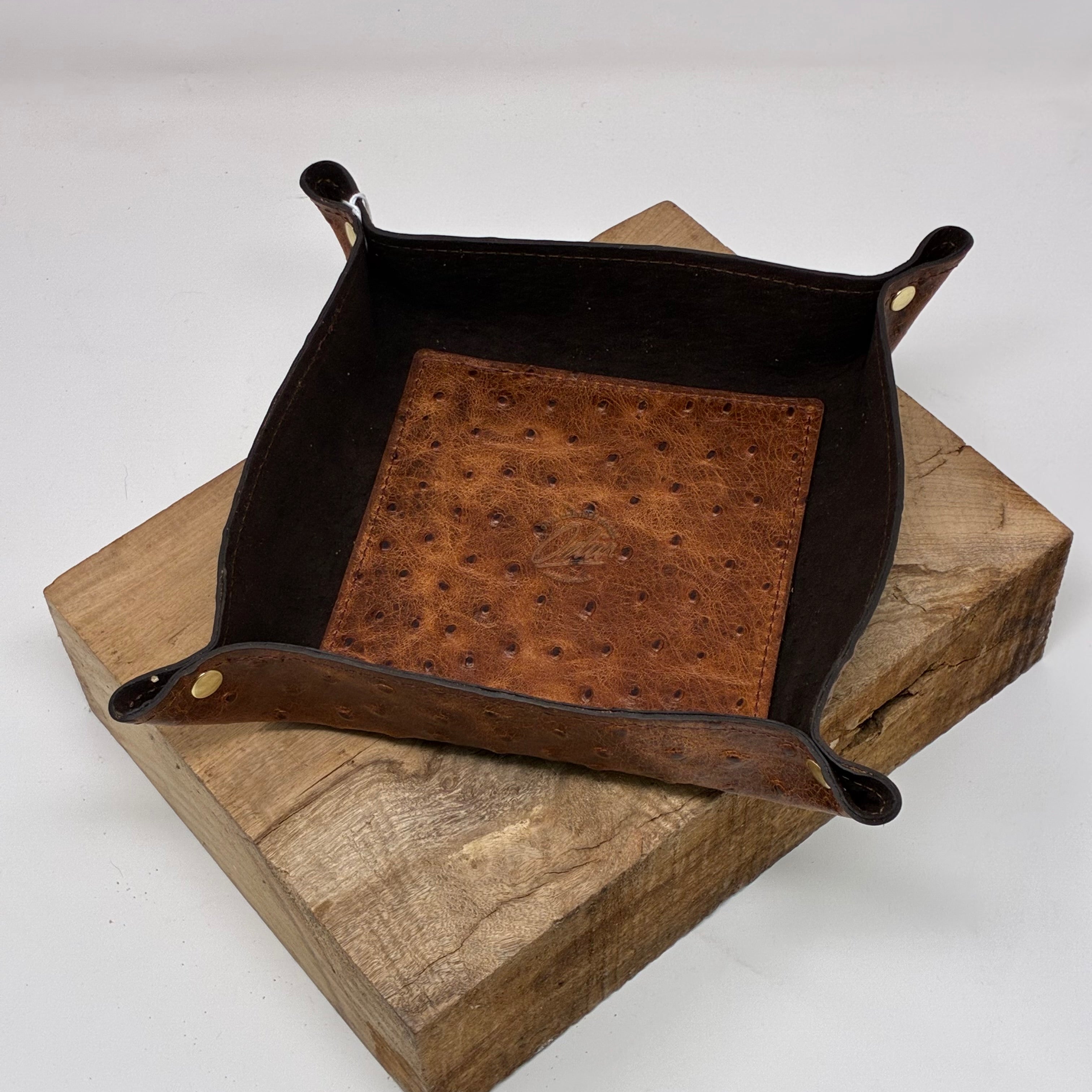 Deluxe Leather Valet Tray – Small