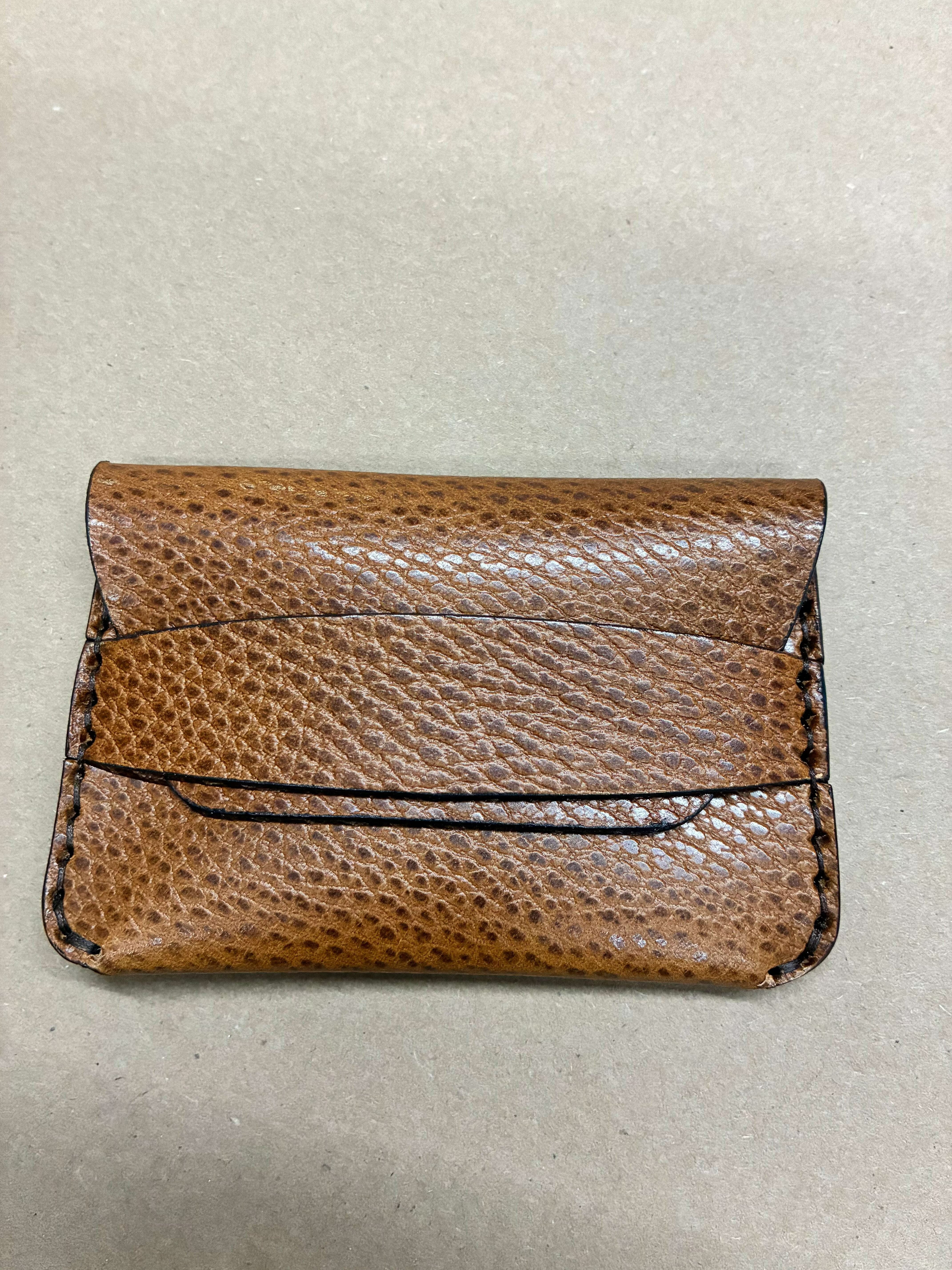 Grant Flap Wallet / Whiskey Dollaro: Wallets. Odin Leather Goods available at Odin Leather Goods