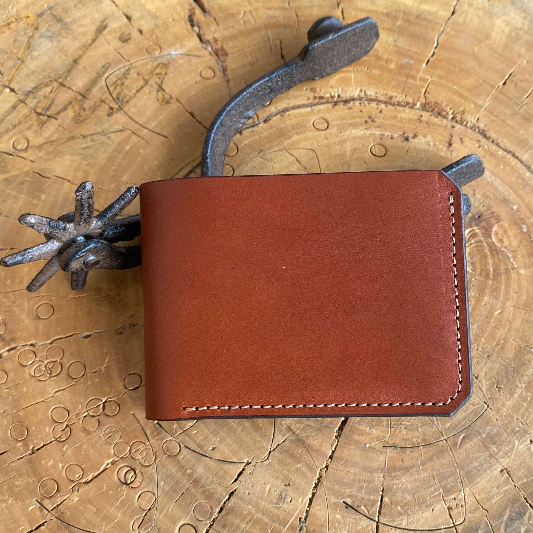 Maddix Billfold Wallet / Chestnut: Wallets. Odin Leather Goods available at Odin Leather Goods