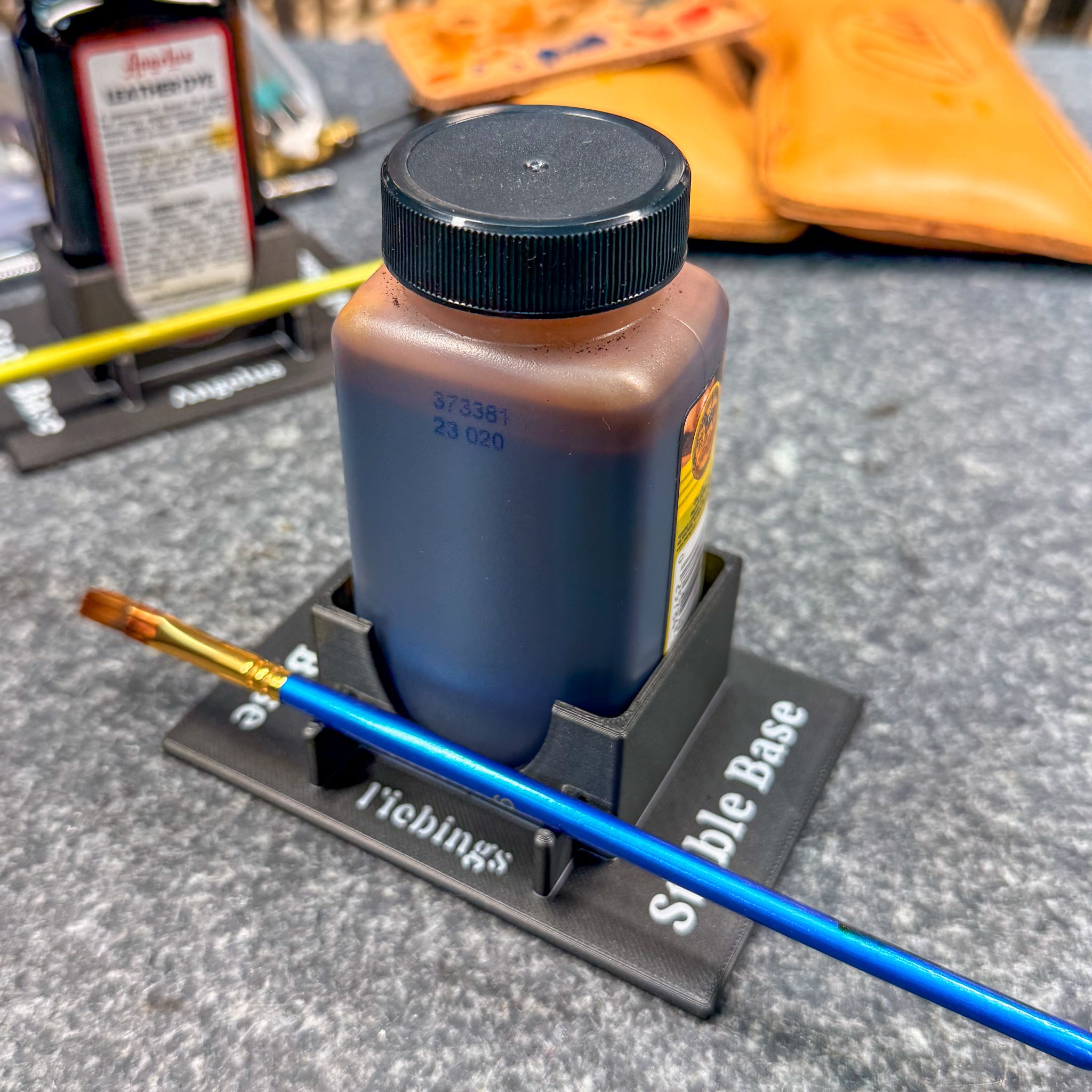 Leather Dye Bottle Support/Holder
