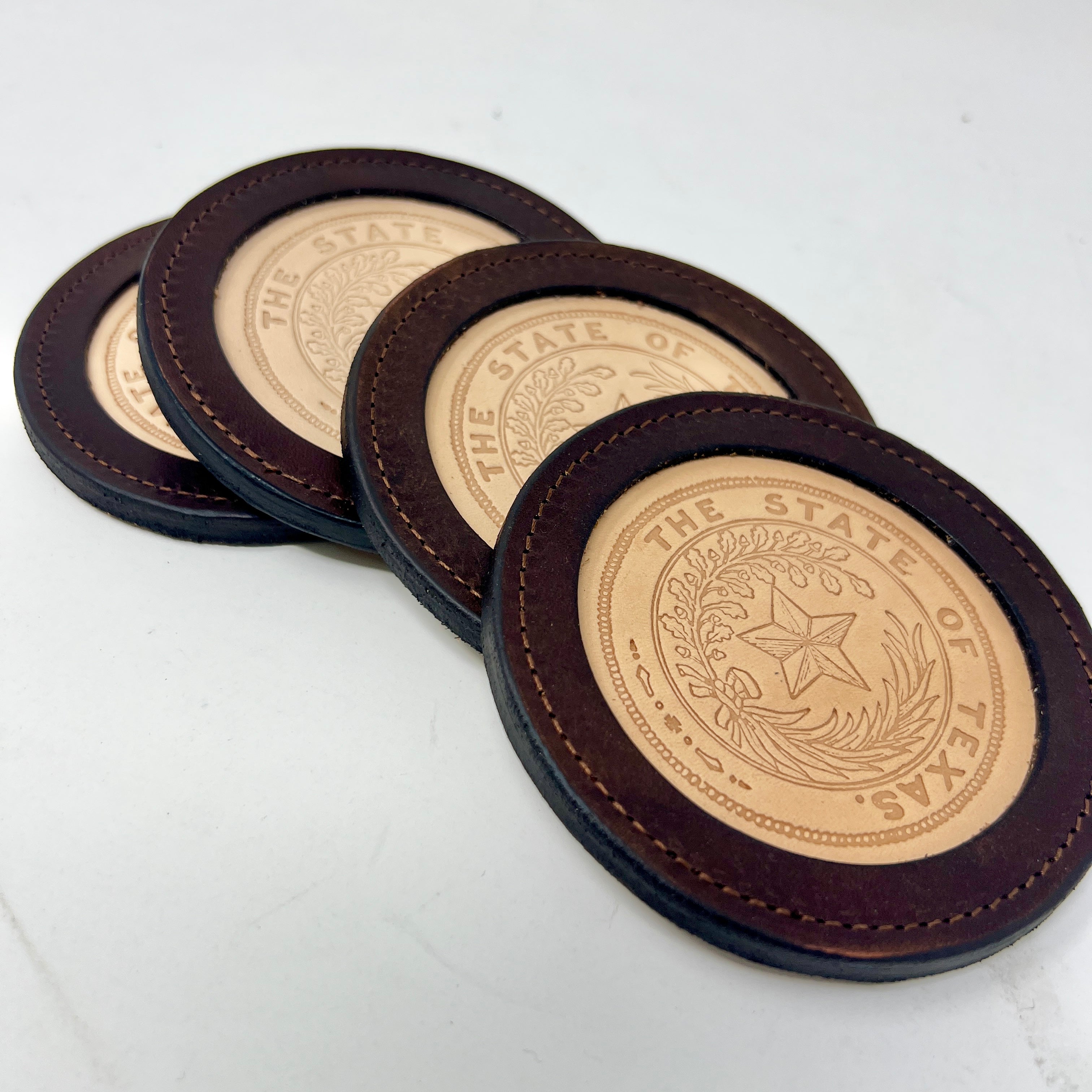 Leather Coasters – Deluxe