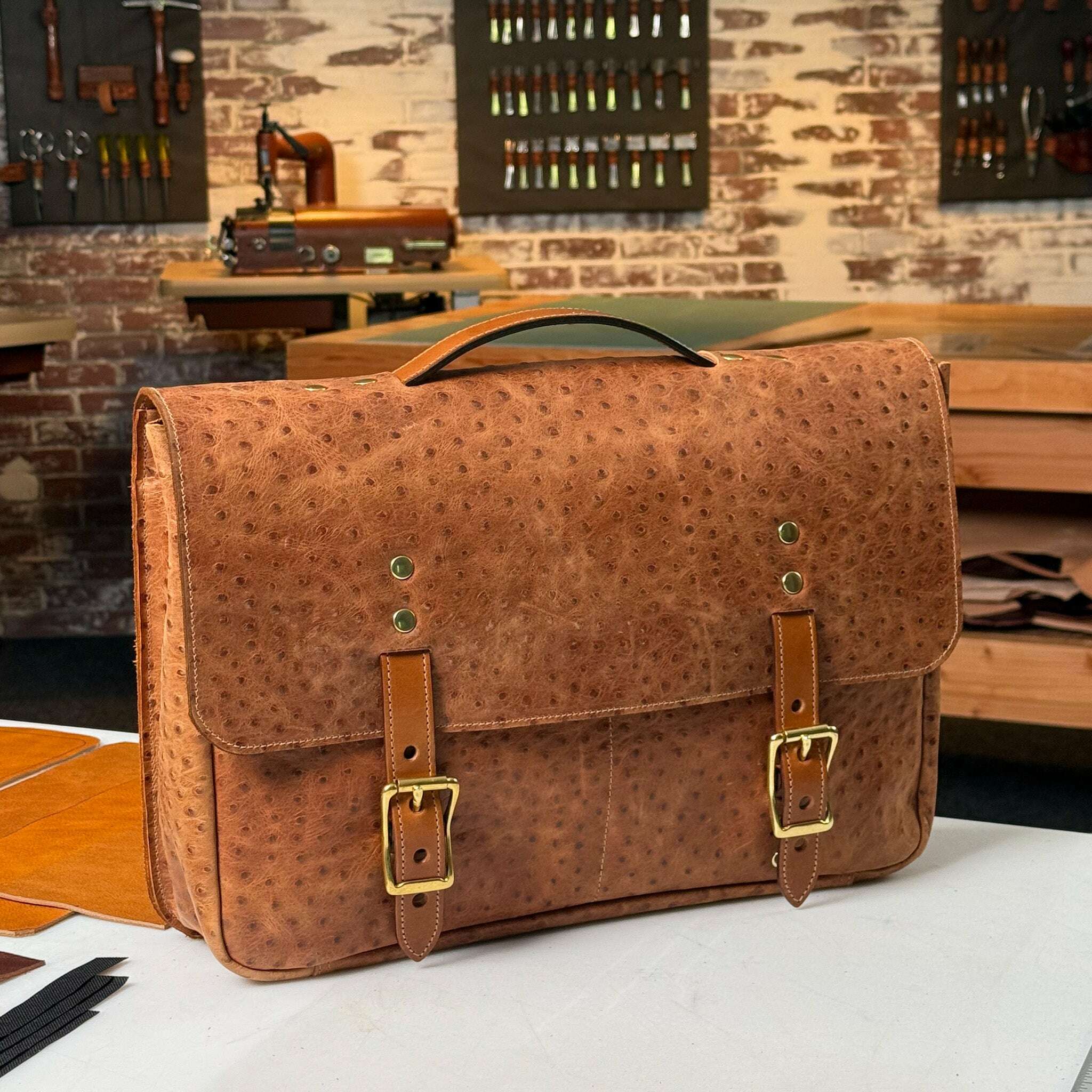 Classic Satchel Leather Bag Pattern (Printable PDF): Digital Pattern by Odin Leather Goods