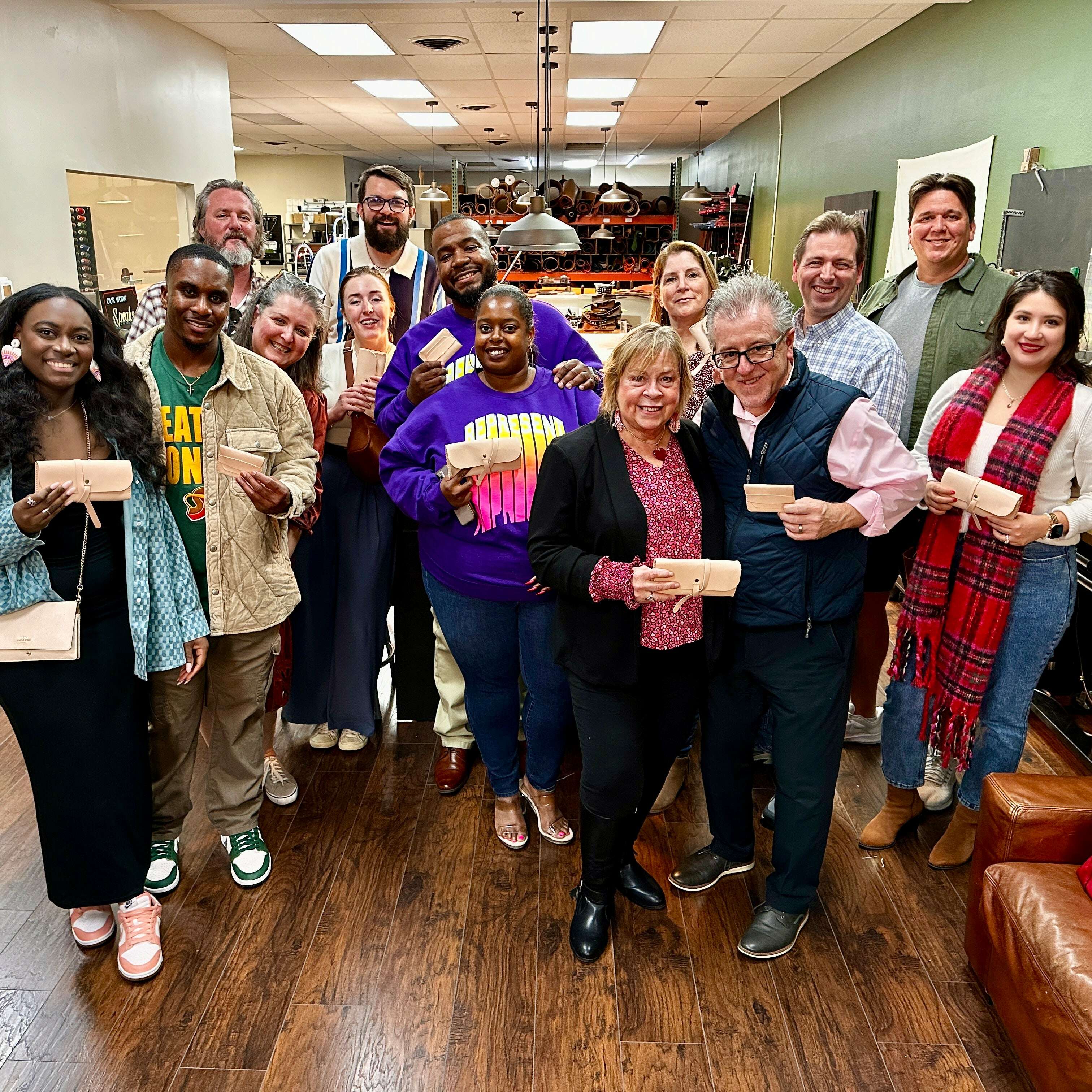 Valentines Date Night: Bourbon + Bites + Mini-Purse & Card Wallet: Event by Odin Leather Goods
