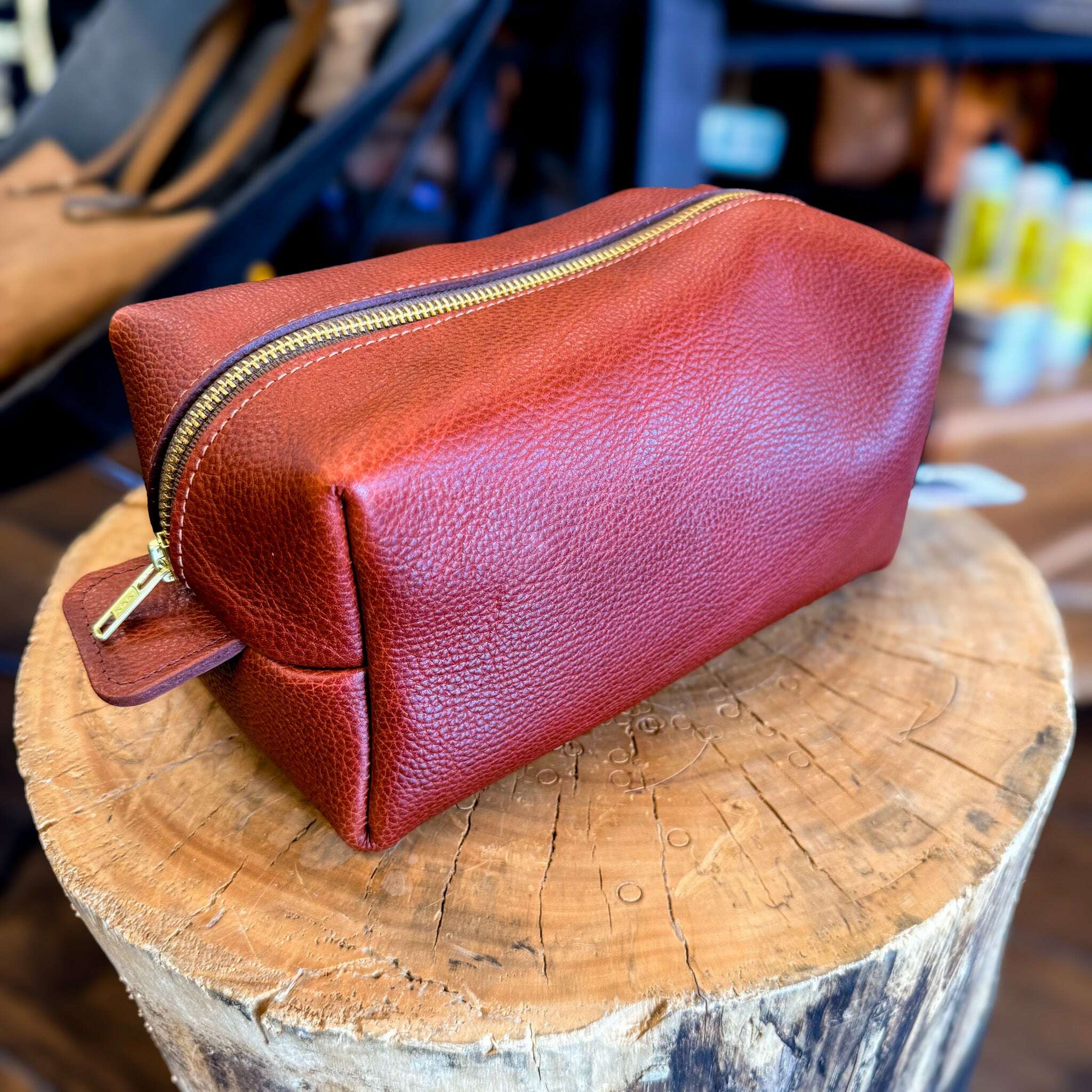 Classic Dopp Kit - King Ranch: Bag by Odin Leather Goods