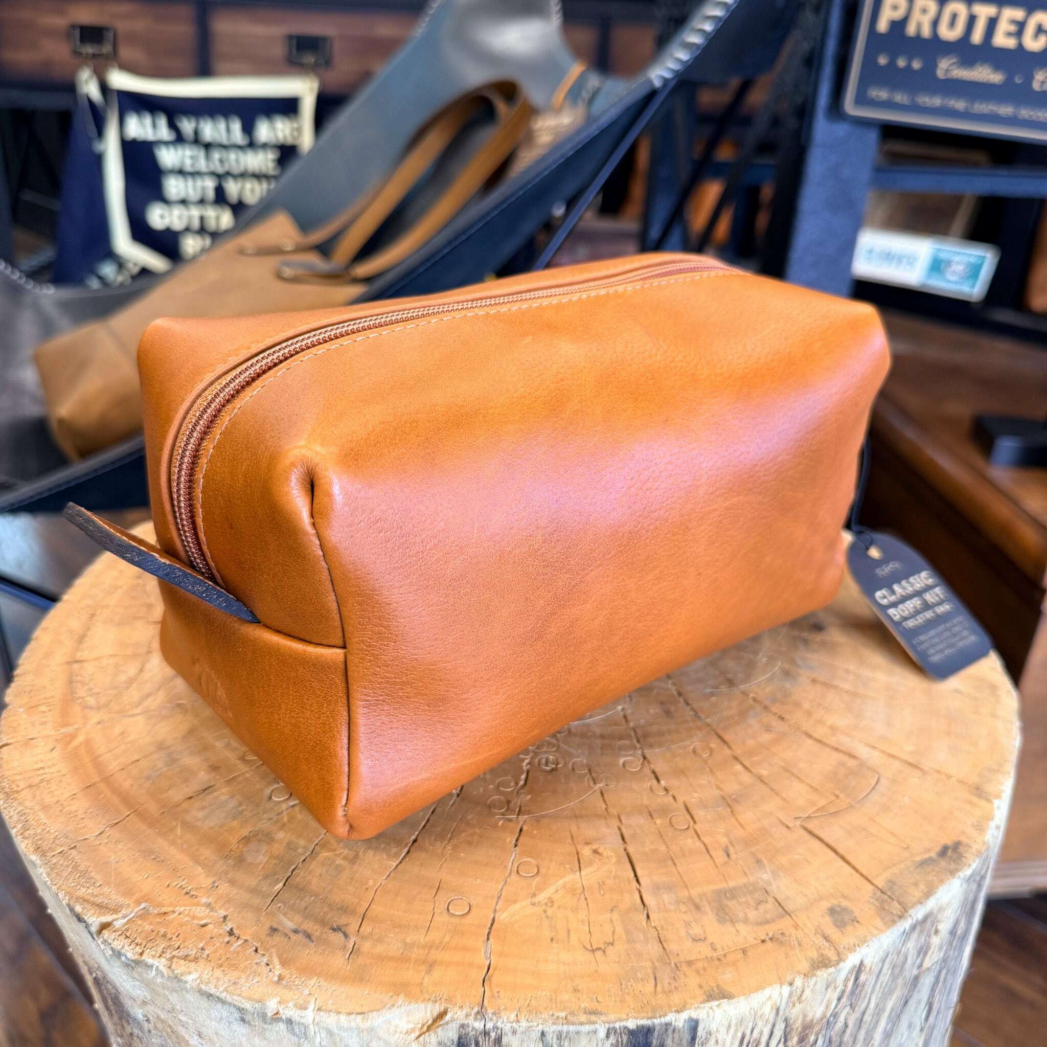 Classic Dopp Kit - King Ranch: Bag by Odin Leather Goods