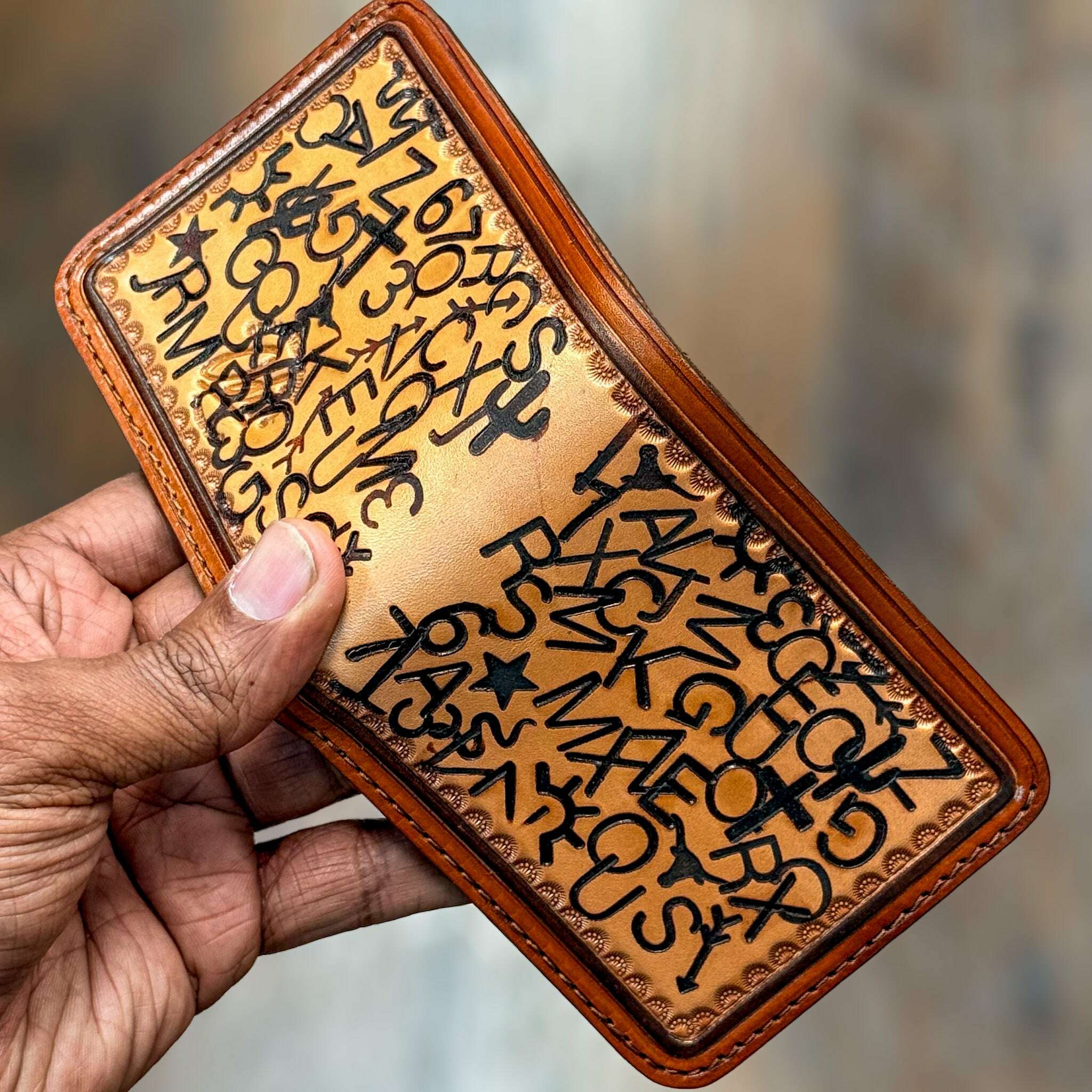 Branded Series: Evan Bi-Fold Wallet: Wallets by Odin Leather Goods