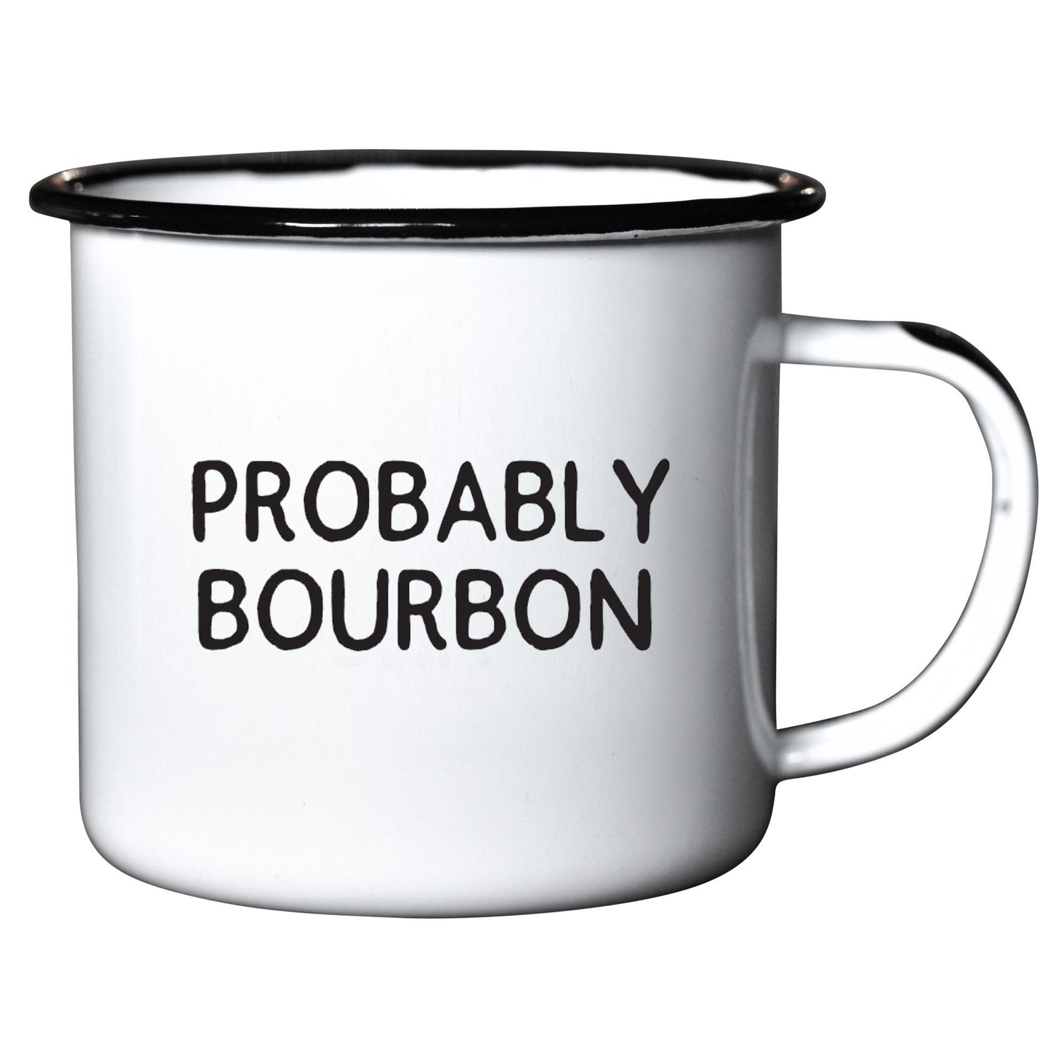 Enamel Mug - Probably Bourbon