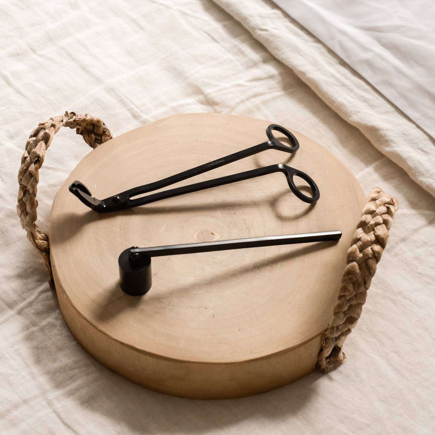 Candle Accessory Set - Snuffer + Wick Trimmer: Apothecary by Odin Leather Goods