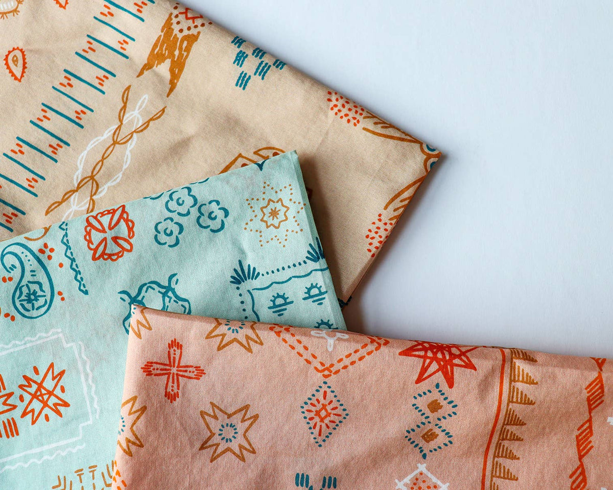 Taos Southwestern Bandana Scarf (24-inch / Cotton)