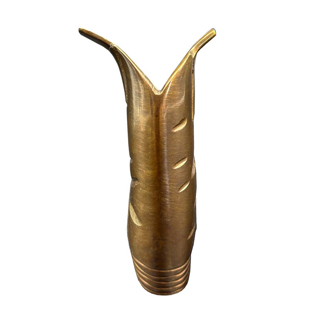 Antiqued Brass Riding Boot Toothpick Holder | Home Accents