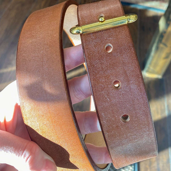 Oak Bark Tanned Bridle Belts