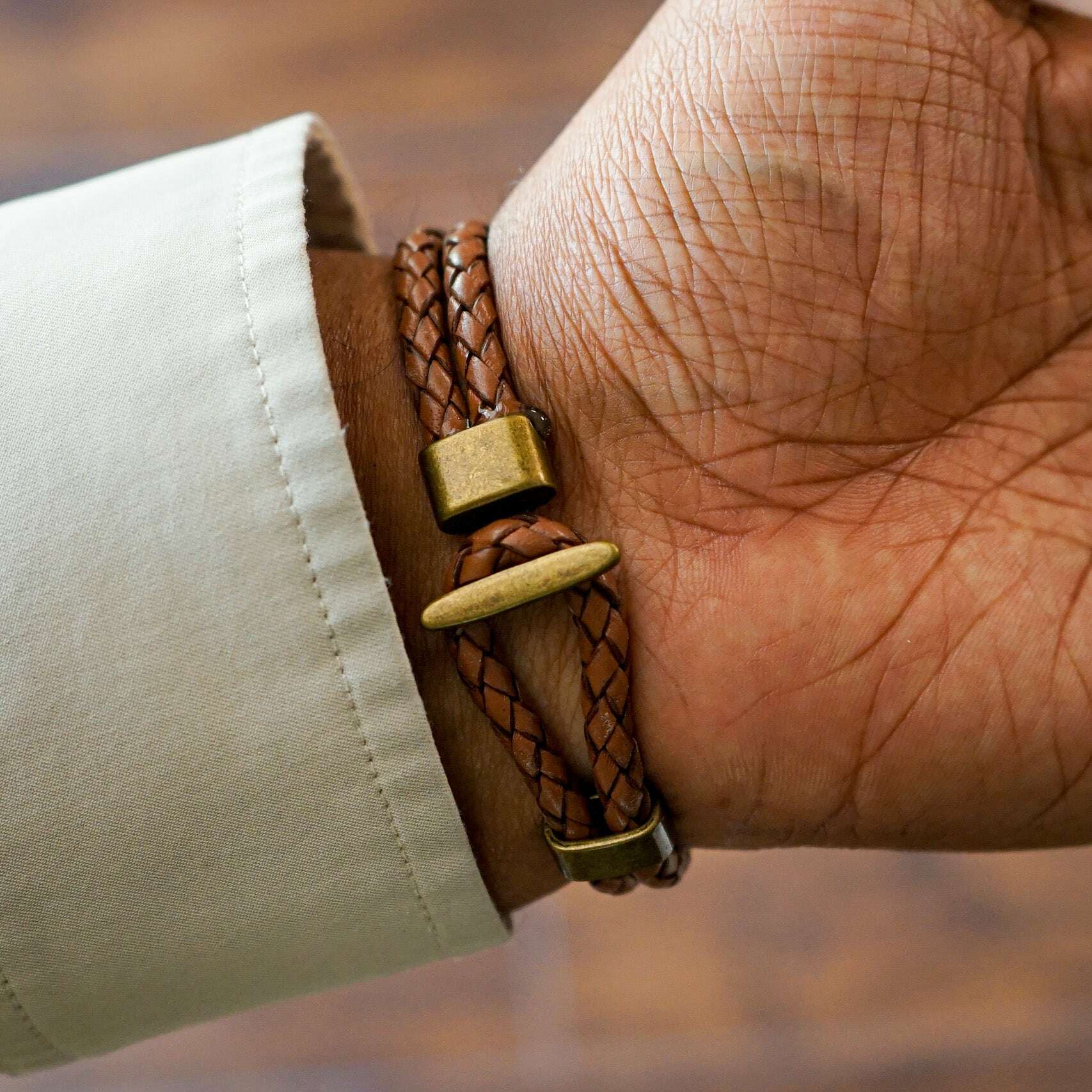 Hook + Loop Leather Bracelets