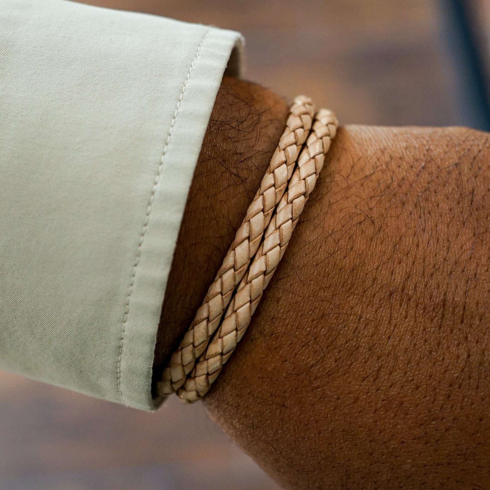 Hook + Loop Leather Bracelets