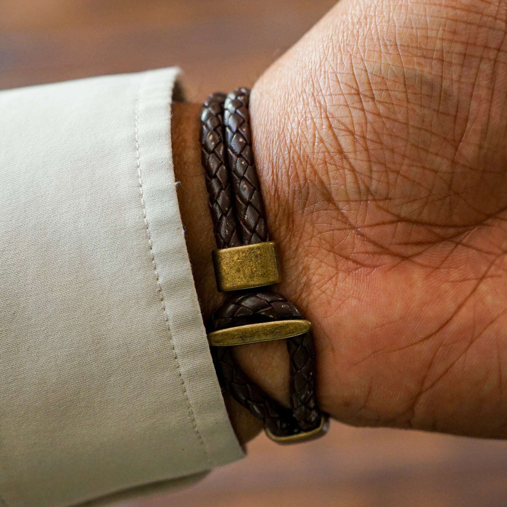 Hook + Loop Leather Bracelets