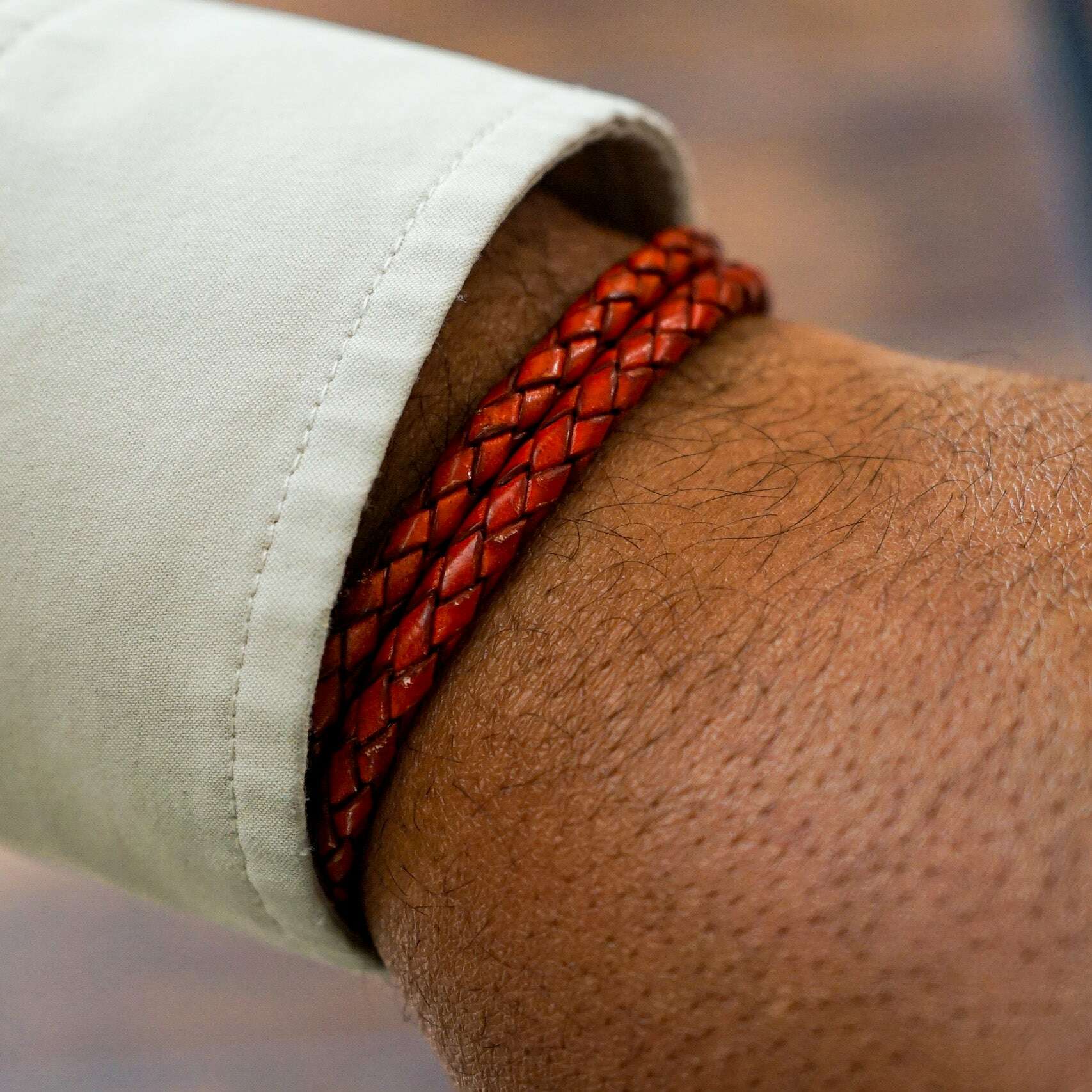 Hook + Loop Leather Bracelets