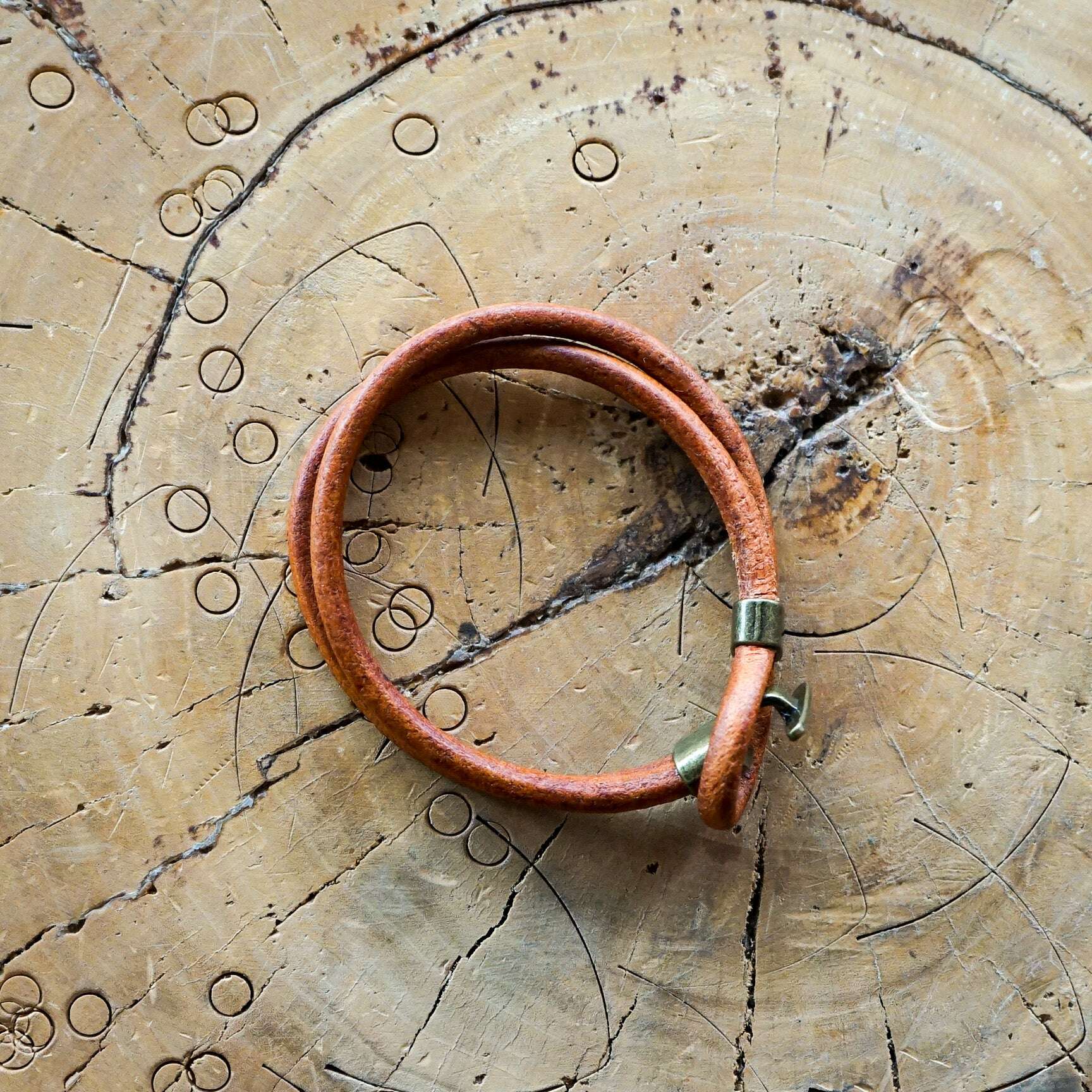 Hook + Loop Leather Bracelets