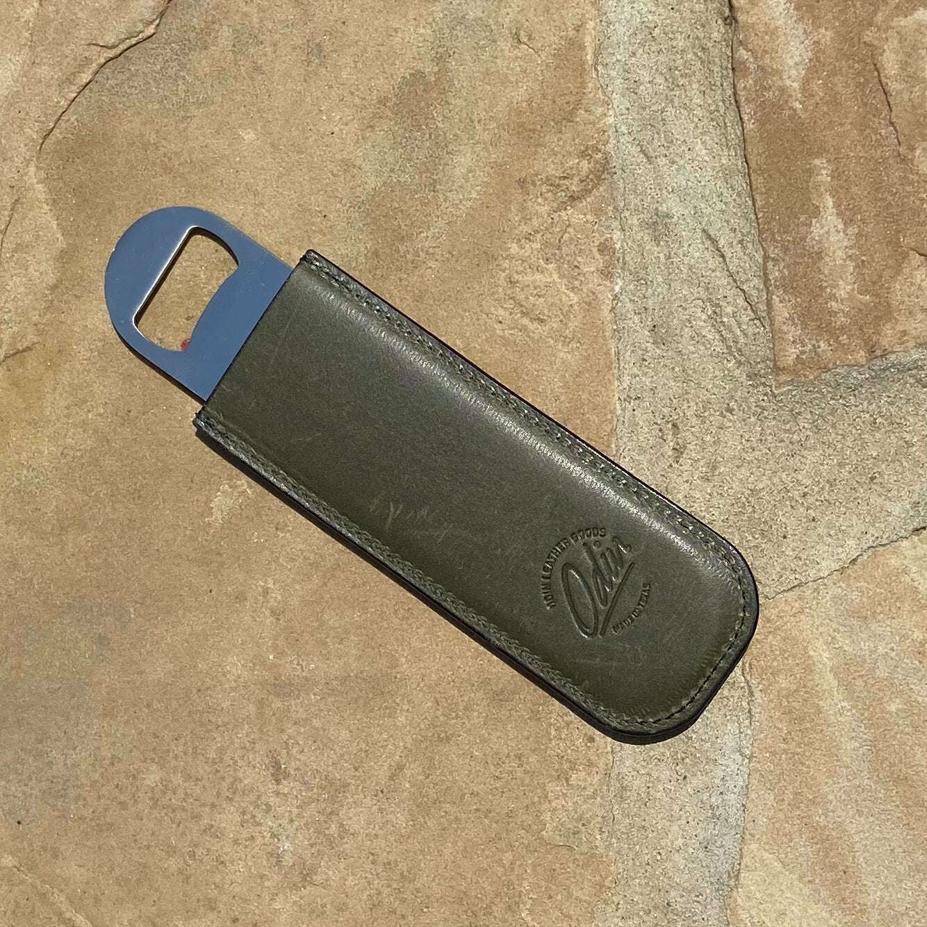 Leather Wrapped Bottle Opener