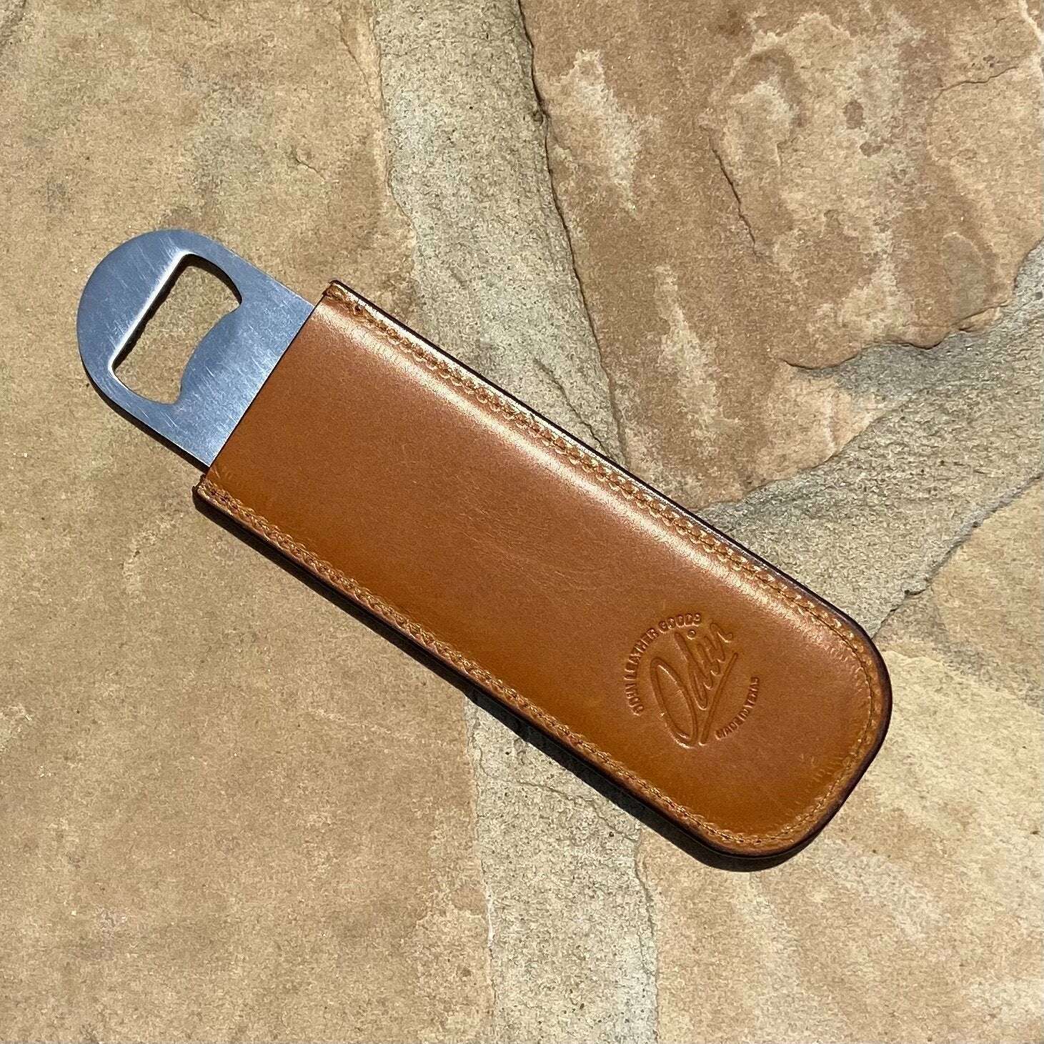 Leather Wrapped Bottle Opener