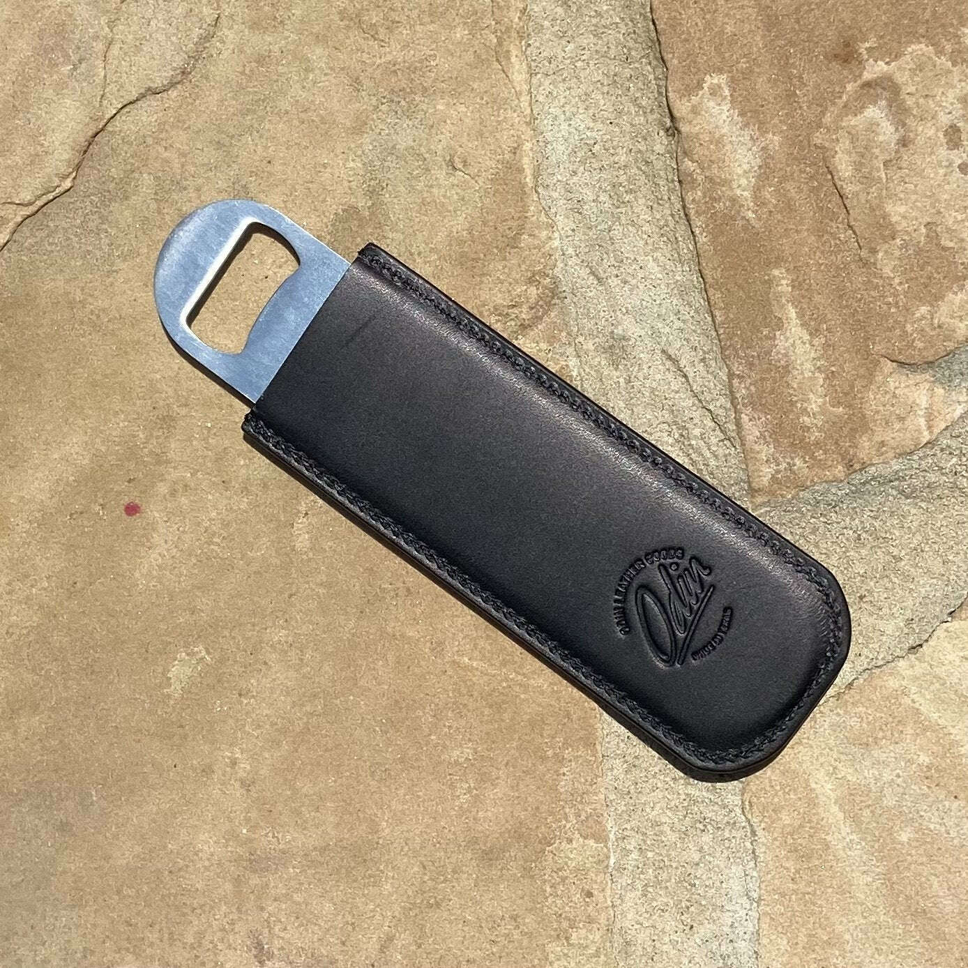 Leather Wrapped Bottle Opener