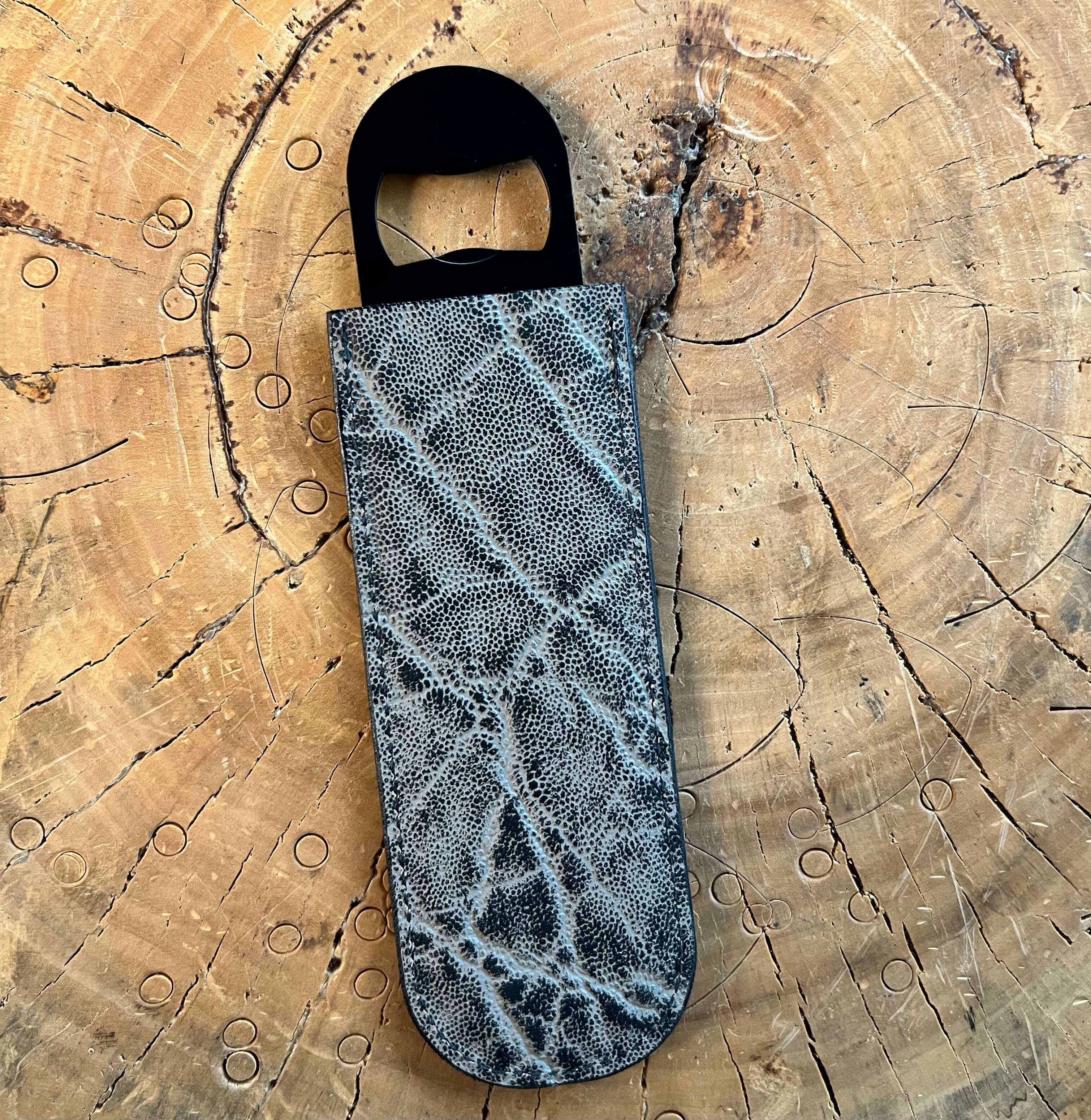 Leather Wrapped Bottle Opener