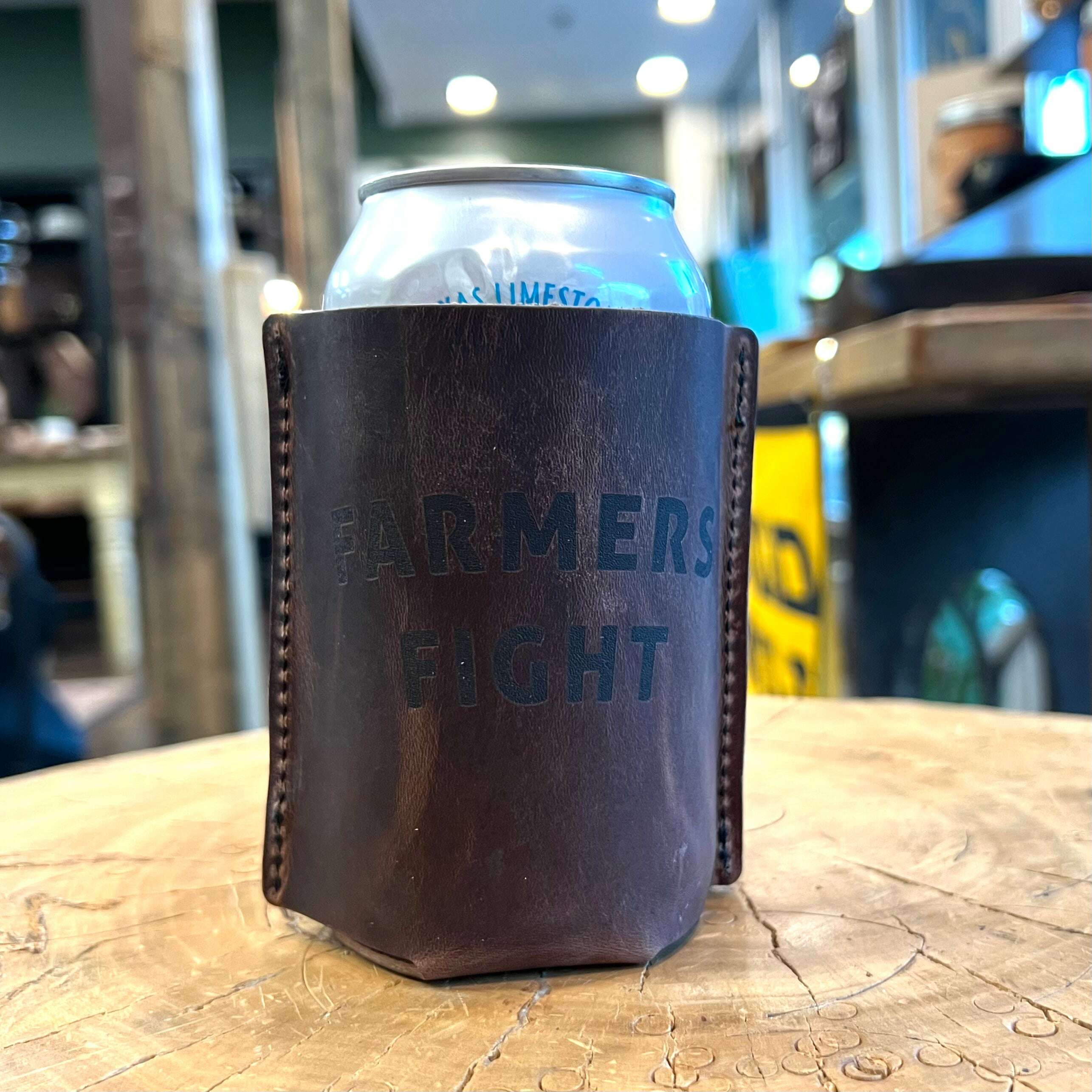 Leather Drink Can Wraps (Various Designs)