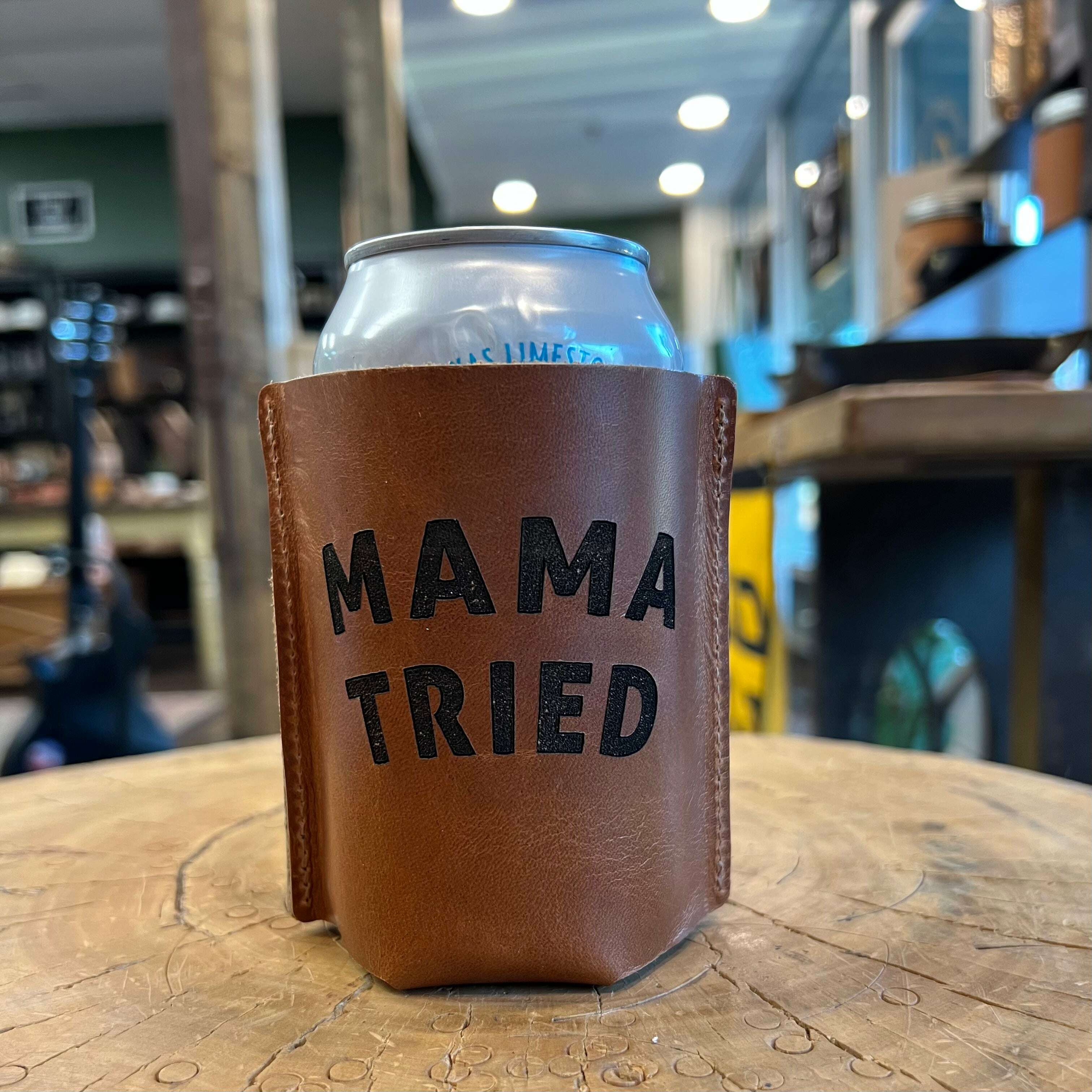 Leather Drink Can Wraps (Various Designs)