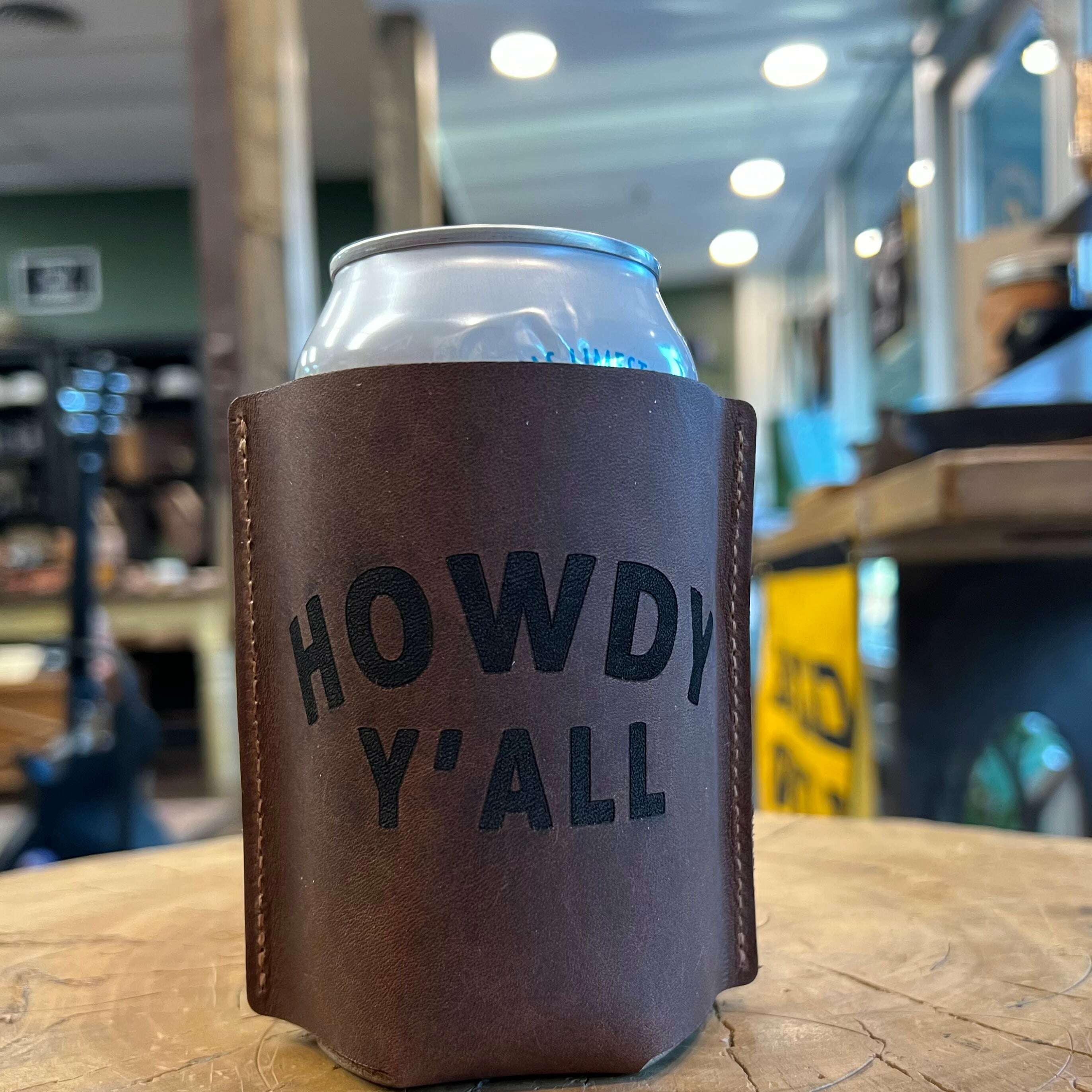 Leather Drink Can Wraps (Various Designs)