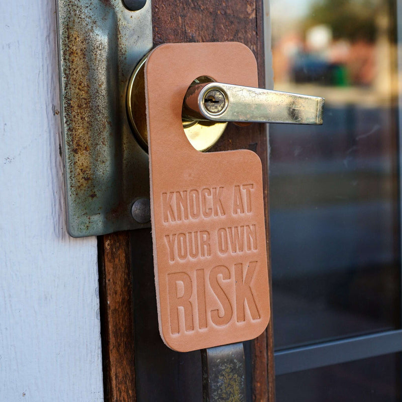 Door Hanger - Knock at Your Own Risk
