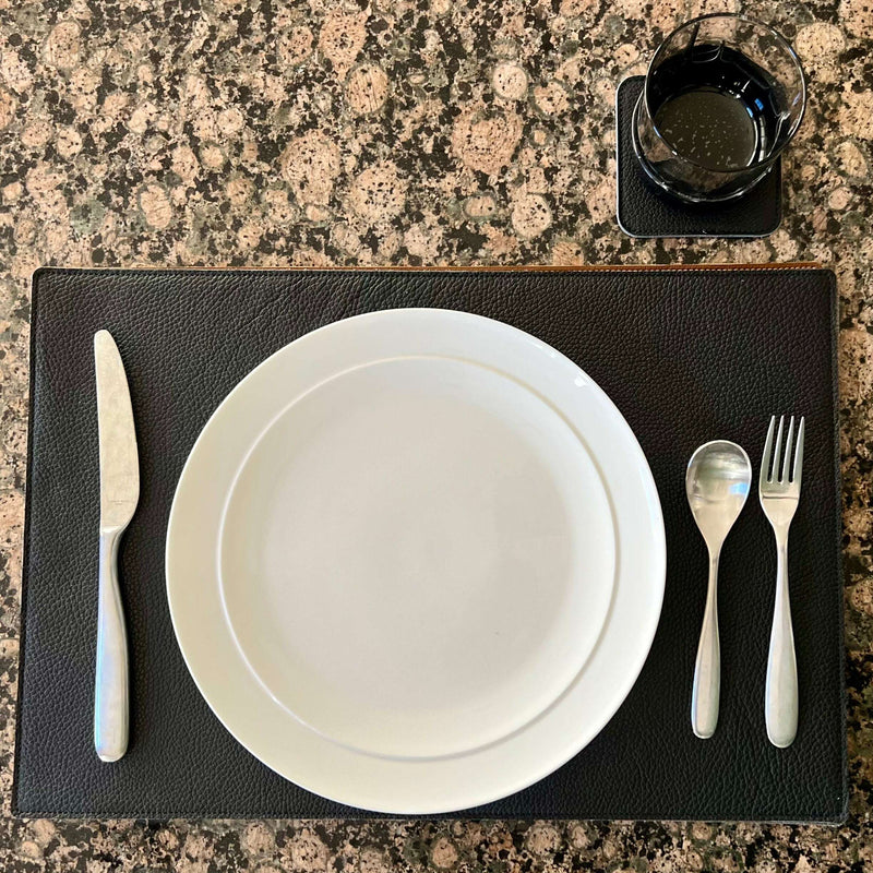 Leather Placemat Set (2-Pack)