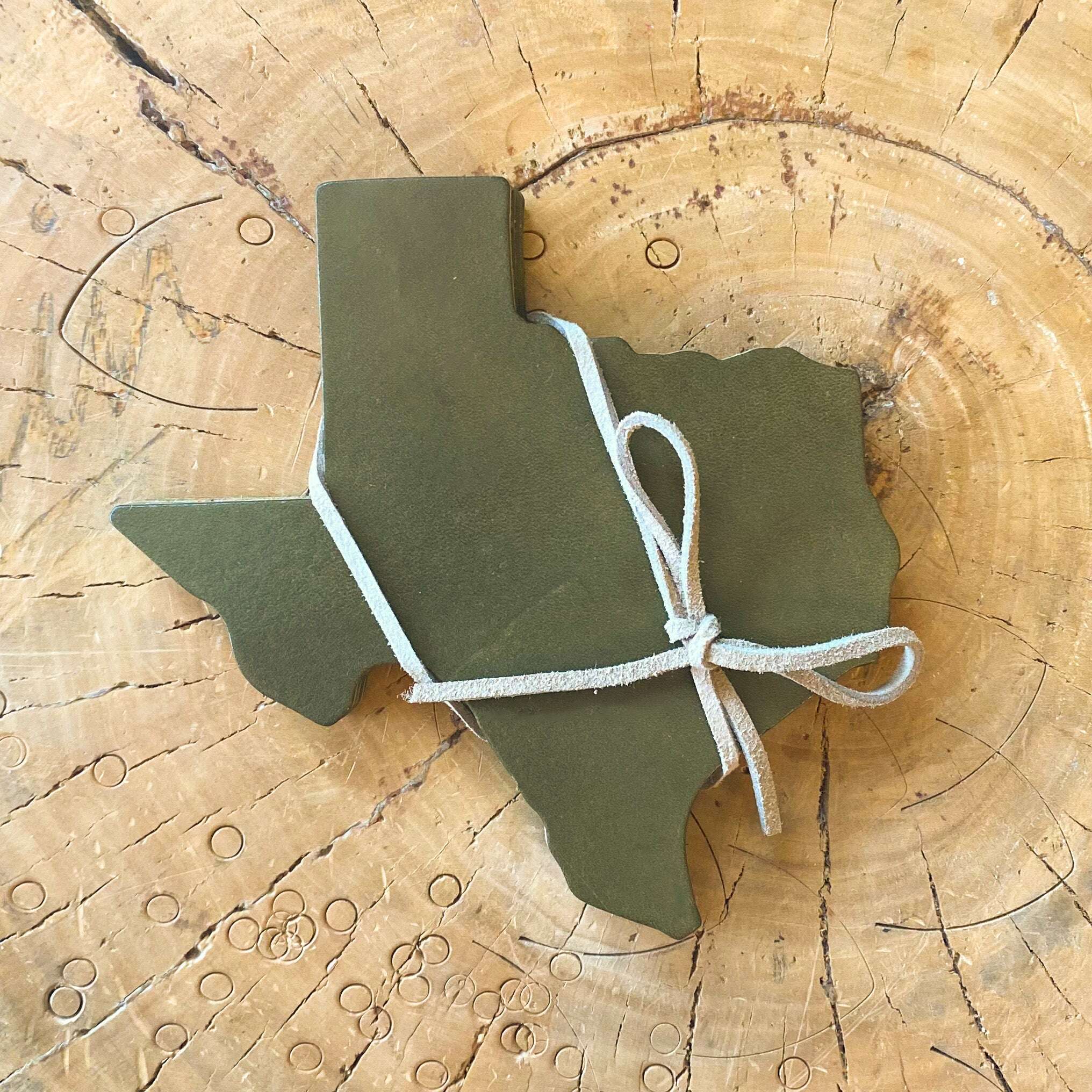 Texas Shaped Coasters (Set of 4)