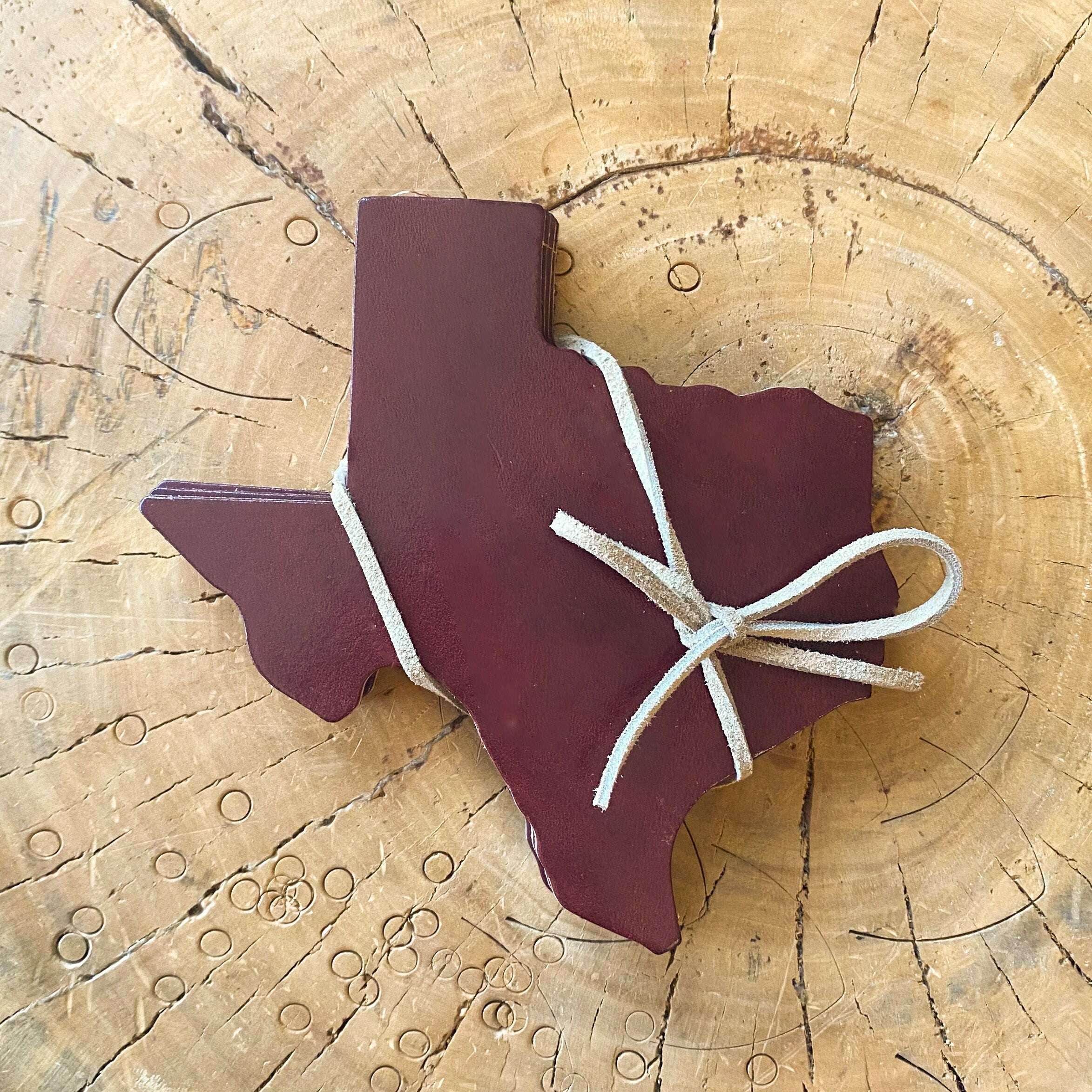 Texas Shaped Coasters (Set of 4)