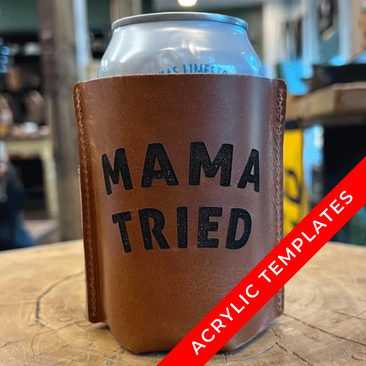 Drink Can Wrap - Acrylic Template