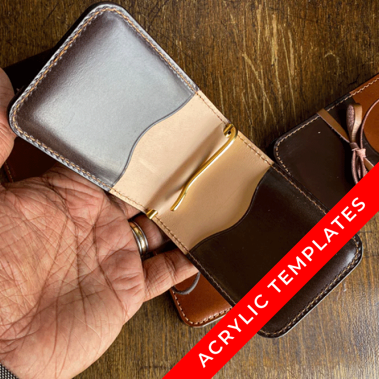 Rancher's Bi-fold Card Wallet - Acrylic Template Rancher's Bi-fold Card Wallet - Acrylic Template
