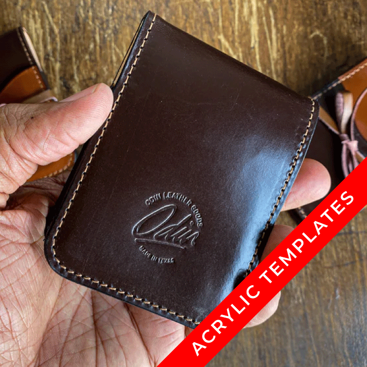 Rancher's Bi-fold Card Wallet - Acrylic Template