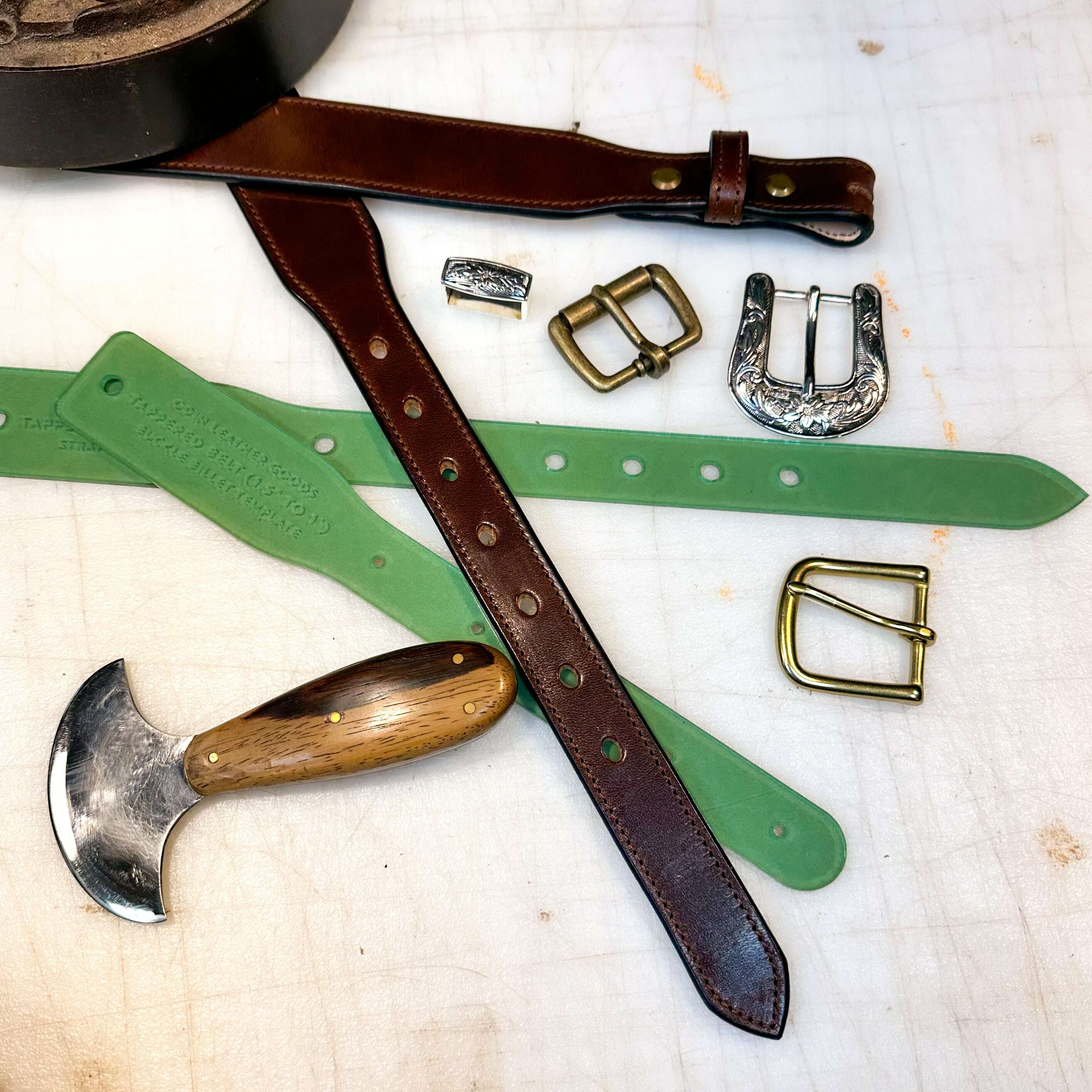 Tapered Belt End - Acrylic Template