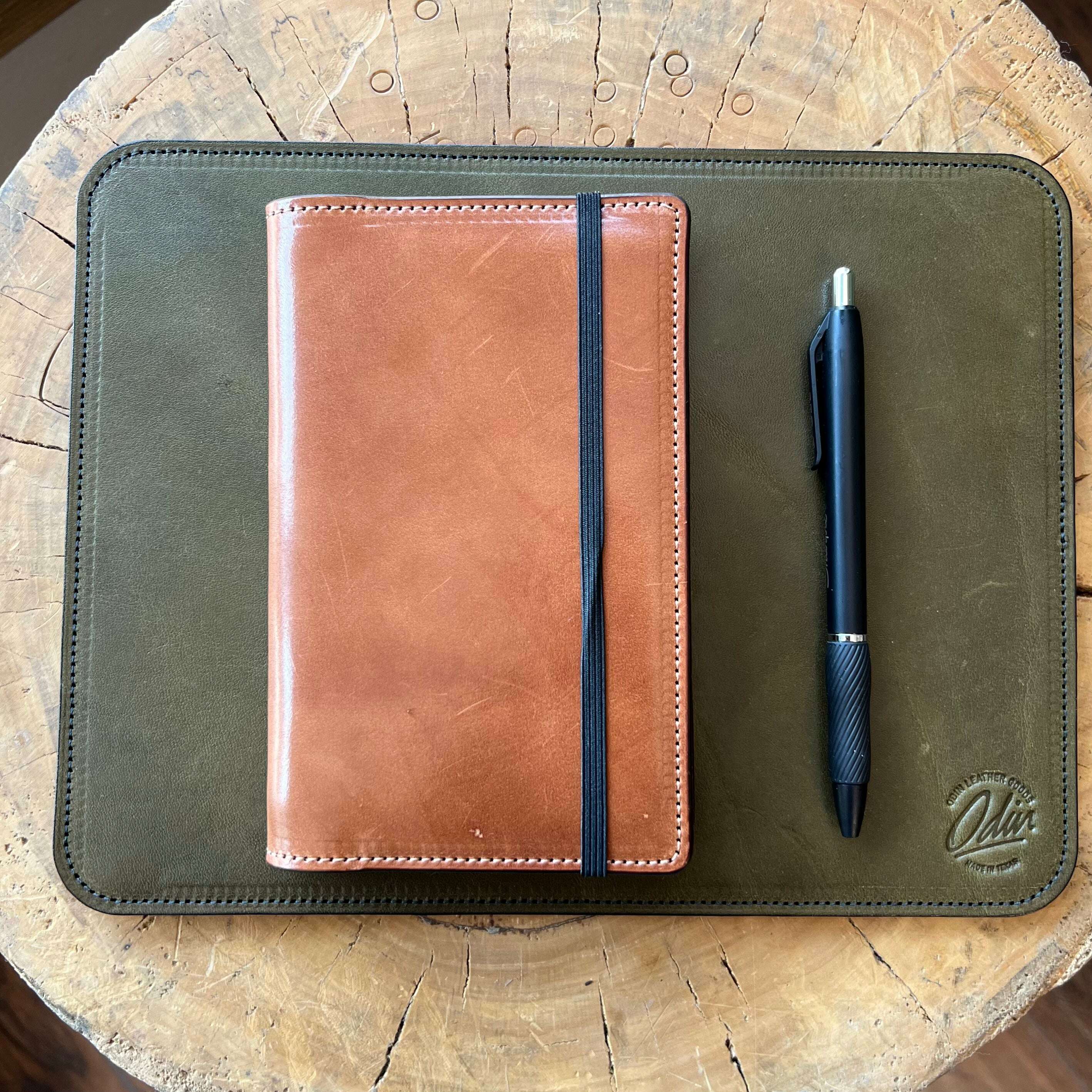 Leather Pocket Journal w/ Hardback Journal