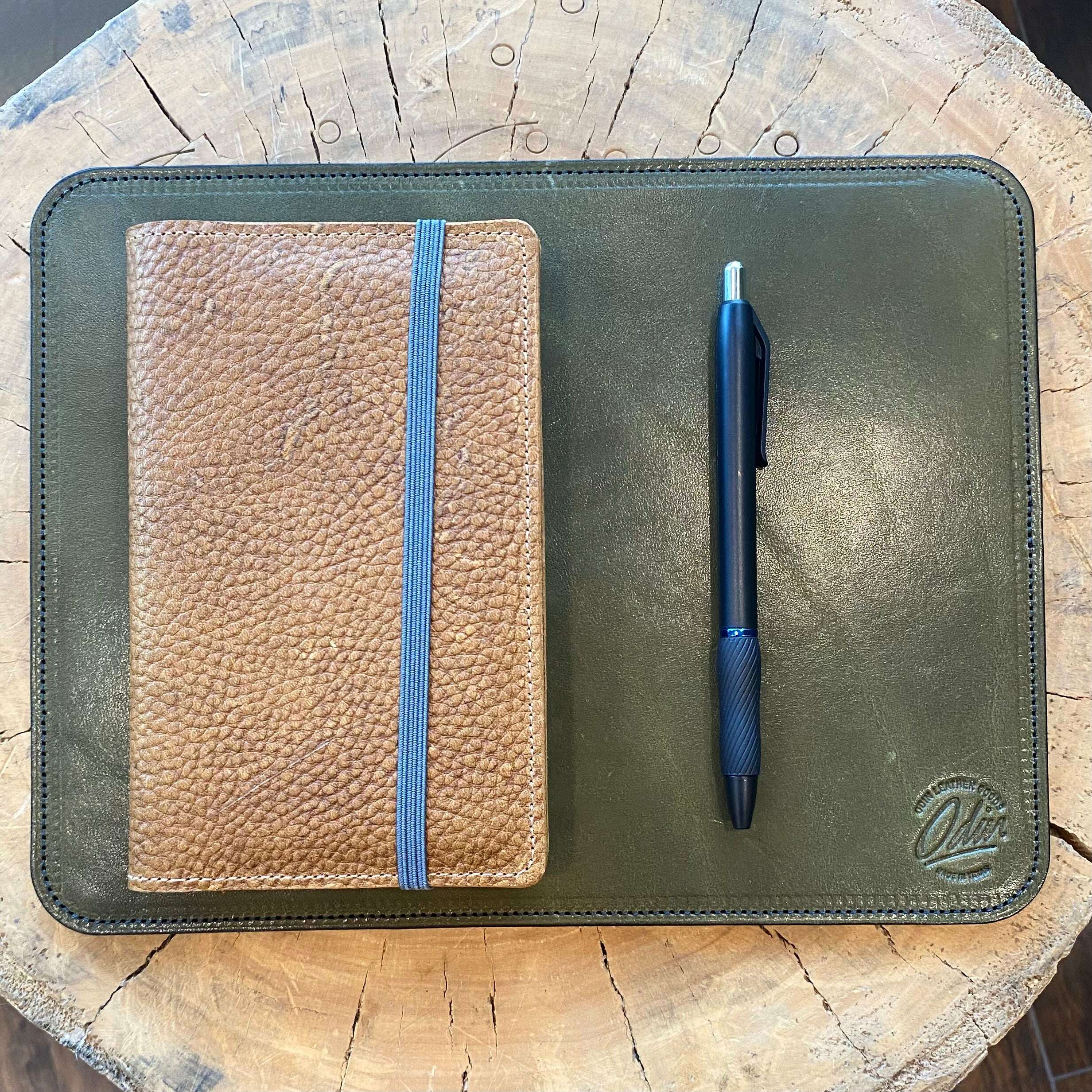 Leather Pocket Journal w/ Hardback Journal